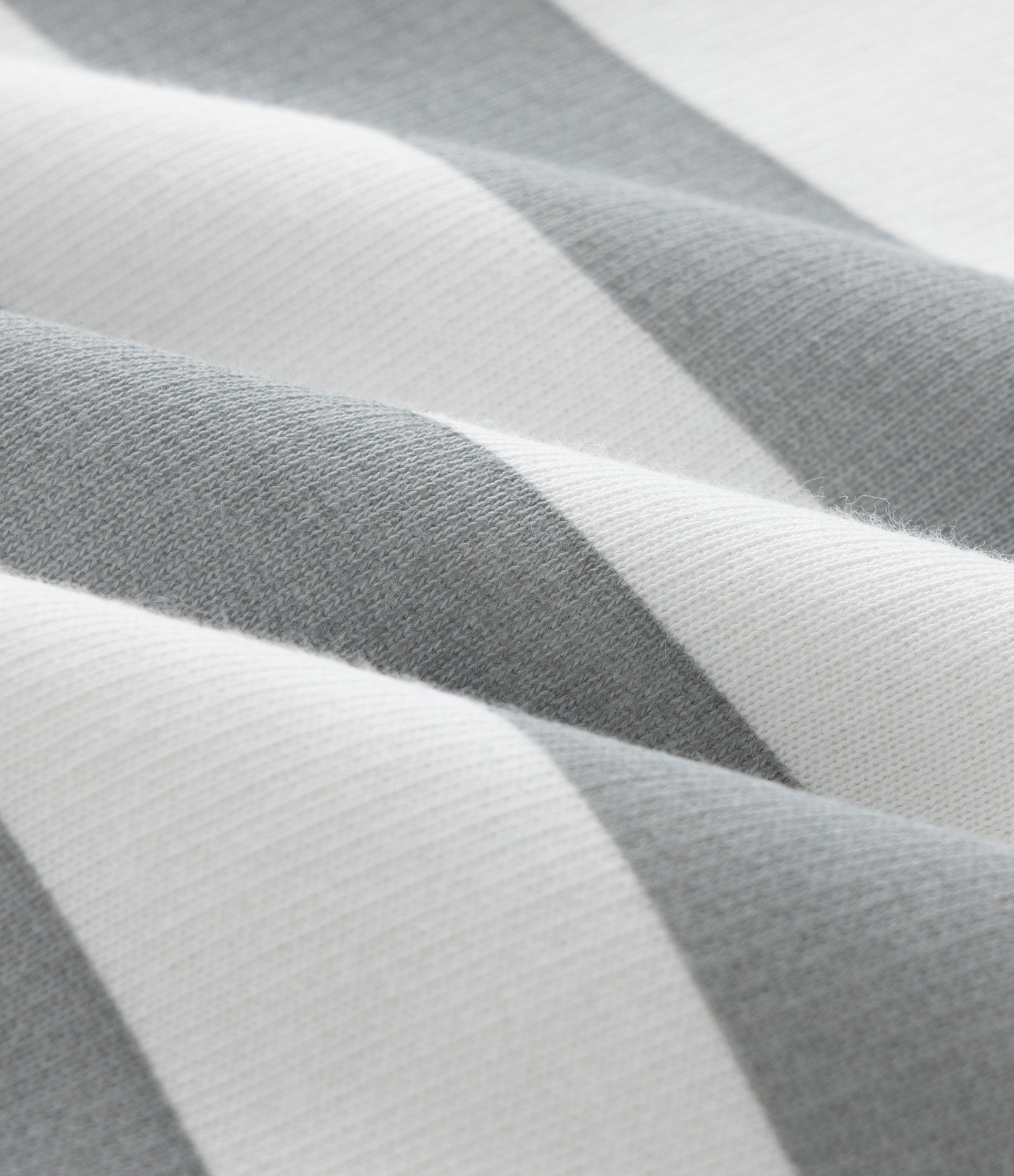 Casaco Infantil Listrado com Bordado – Tam 1 a 6 Anos Cinza/Branco 3