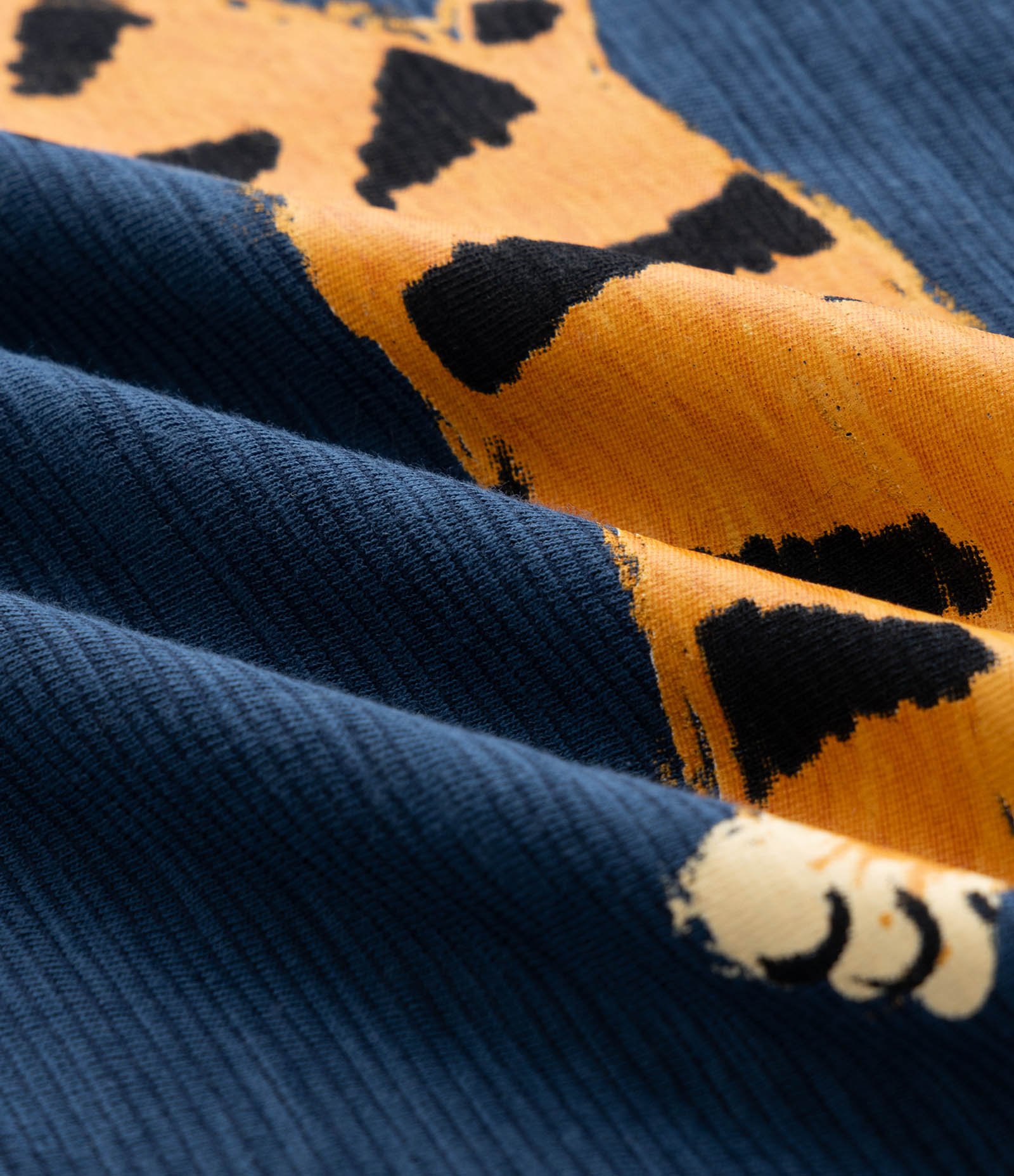 Camiseta Infantil em Algodão com Estampa Tigre - Tam 1 a 6 Anos Azul 3