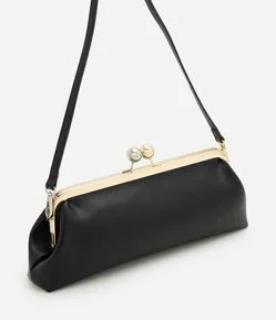 Bolsa Clutch Pequena em PU com Alça Removível