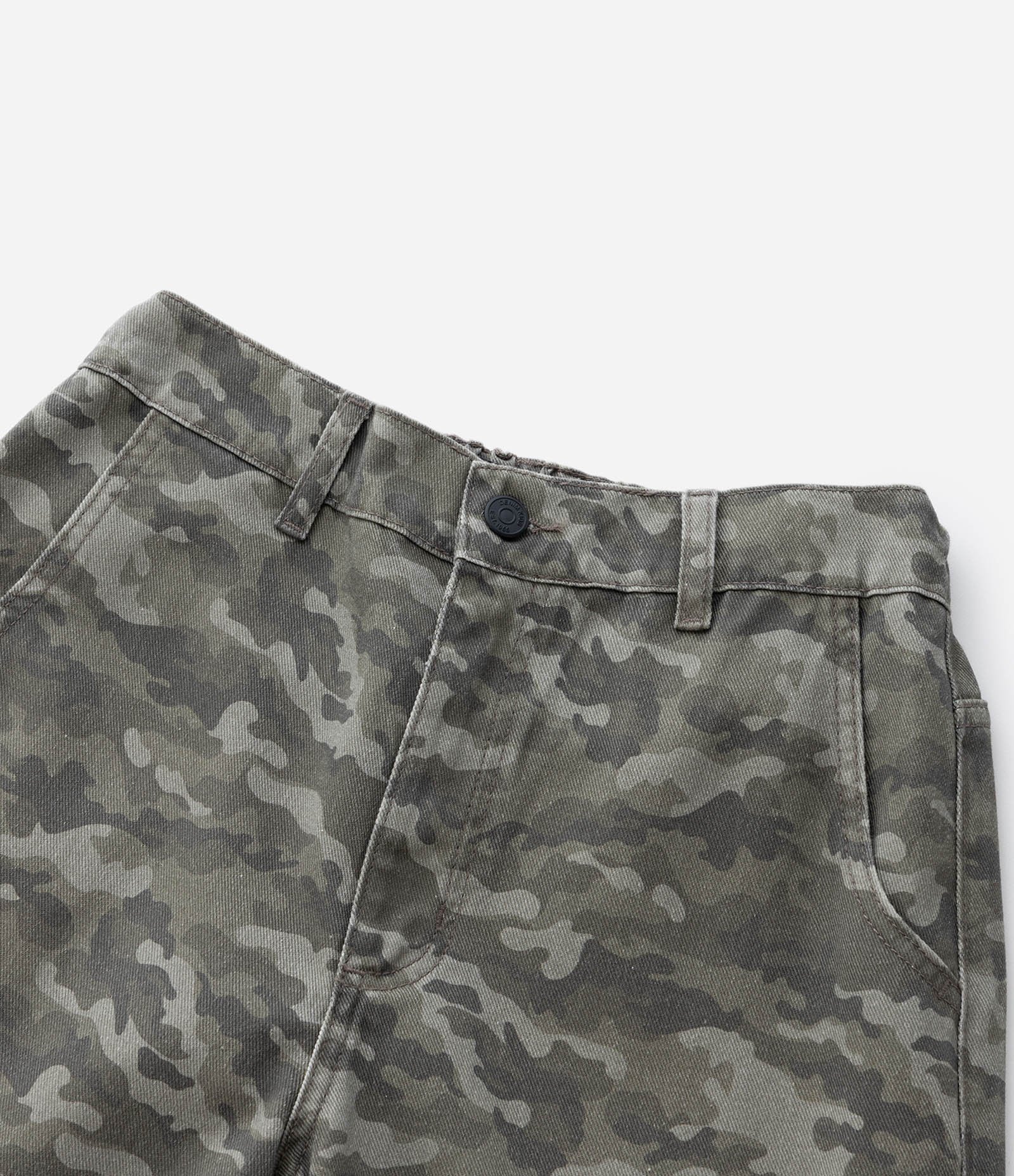 Calça Infantil Baggy com Estampa Camuflada – Tam 7 a 16 Anos Verde militar 5