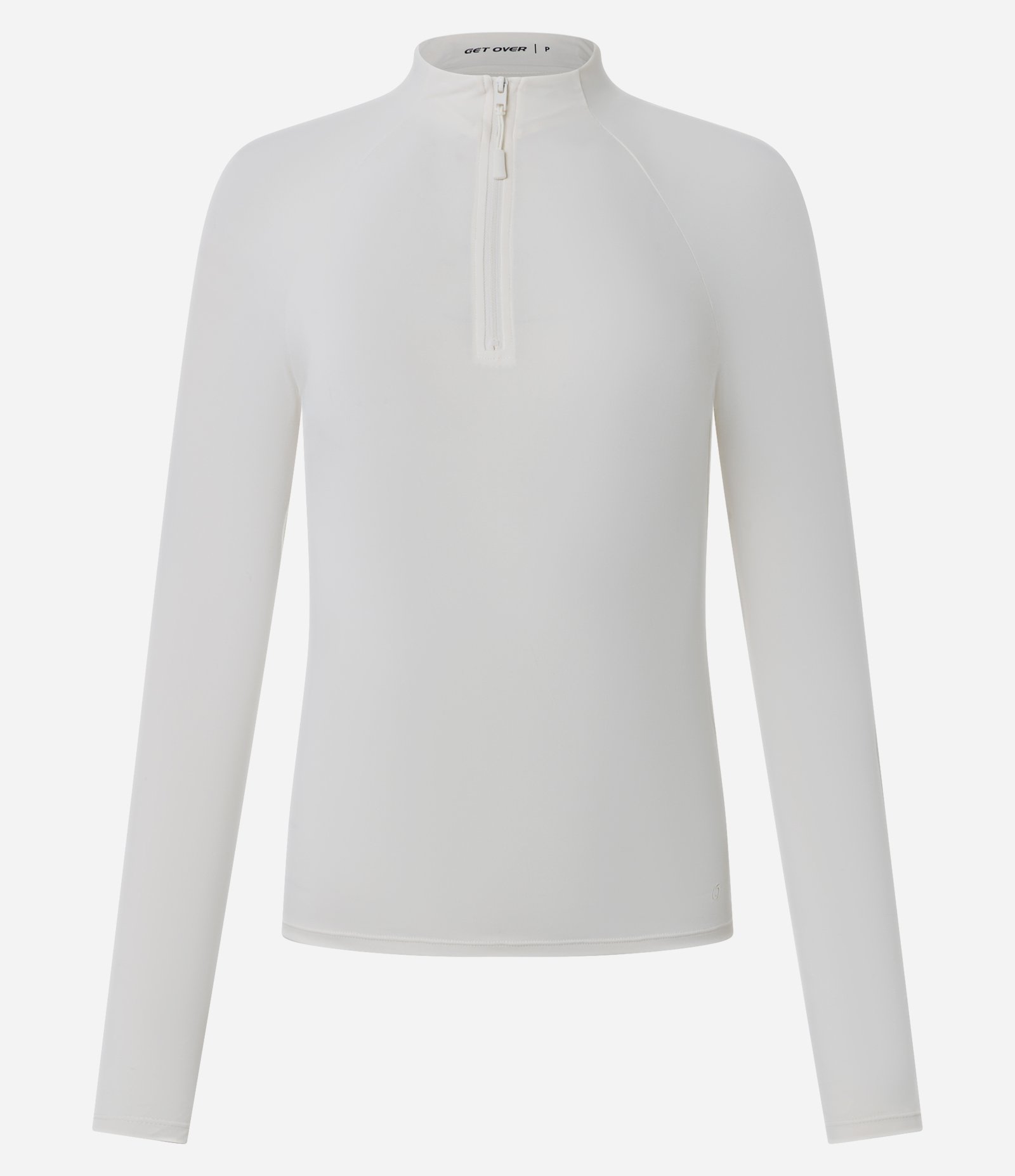 Camiseta Esportiva de Manga Longa e Gola Alta Off White 6