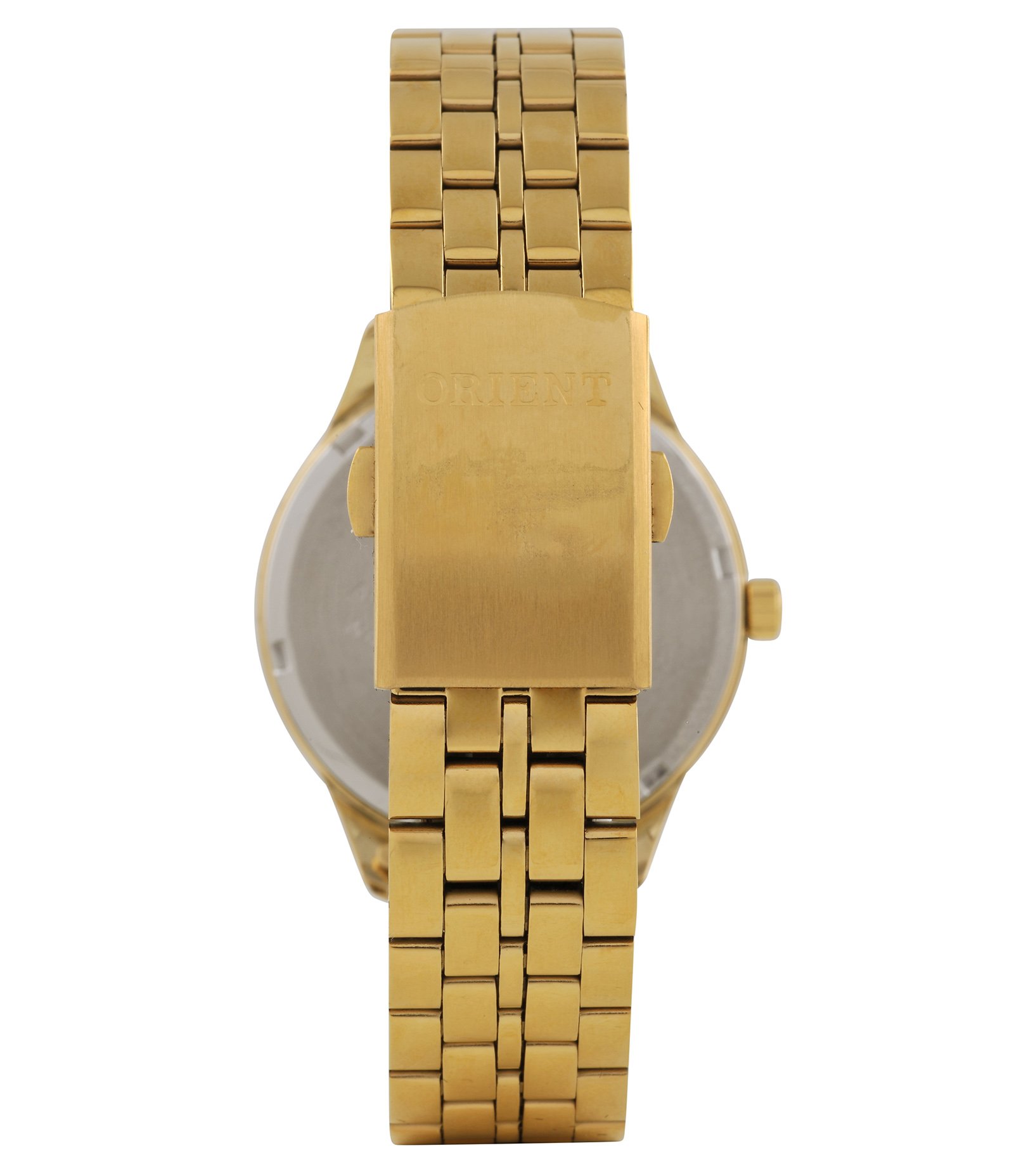 Relógio Analógico Orient em Aço FGSS1169 B2KX      Dourado 3