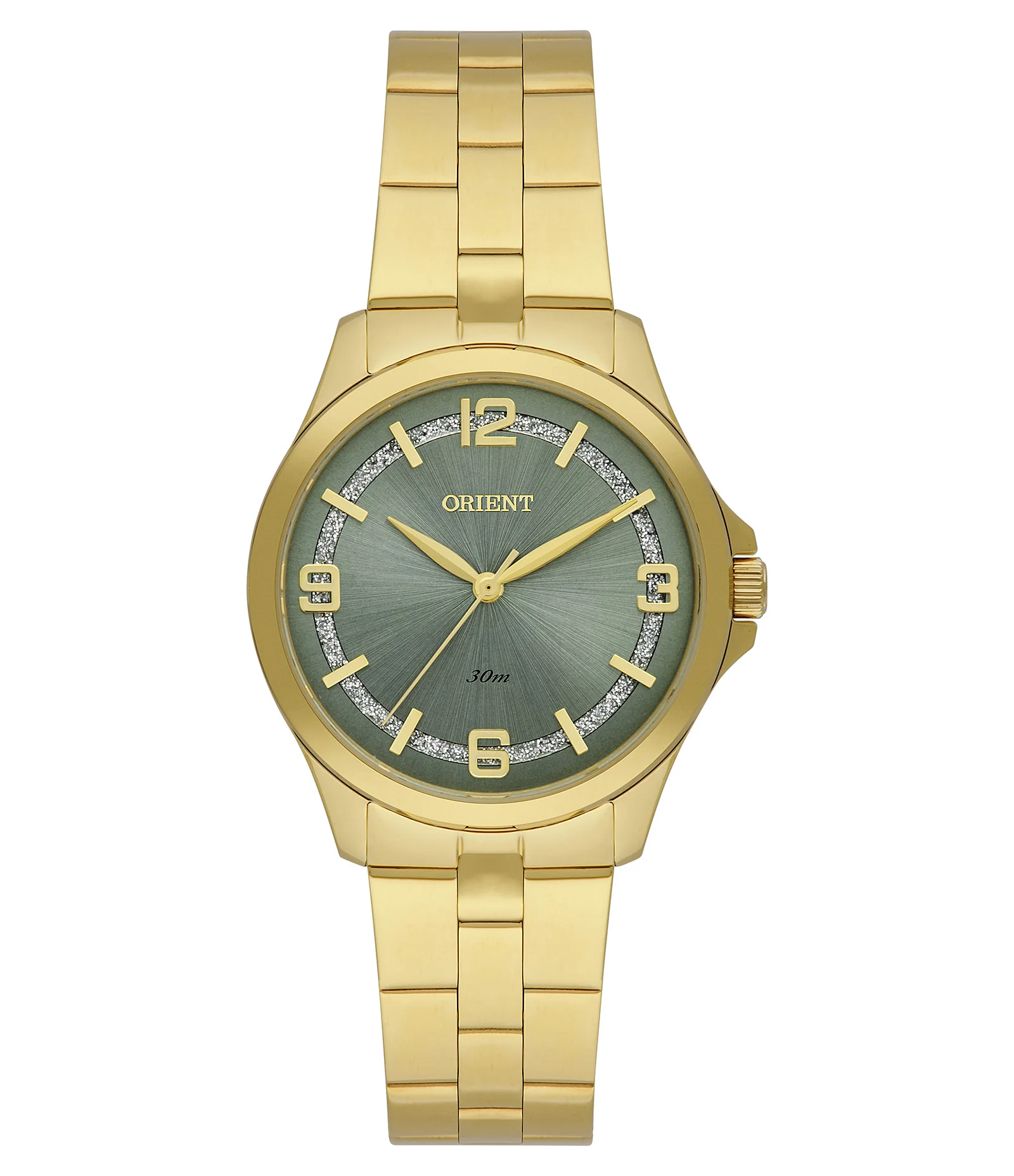 Relógio Analógico Orient em Aço FGSS0227 F2KX      Dourado 1