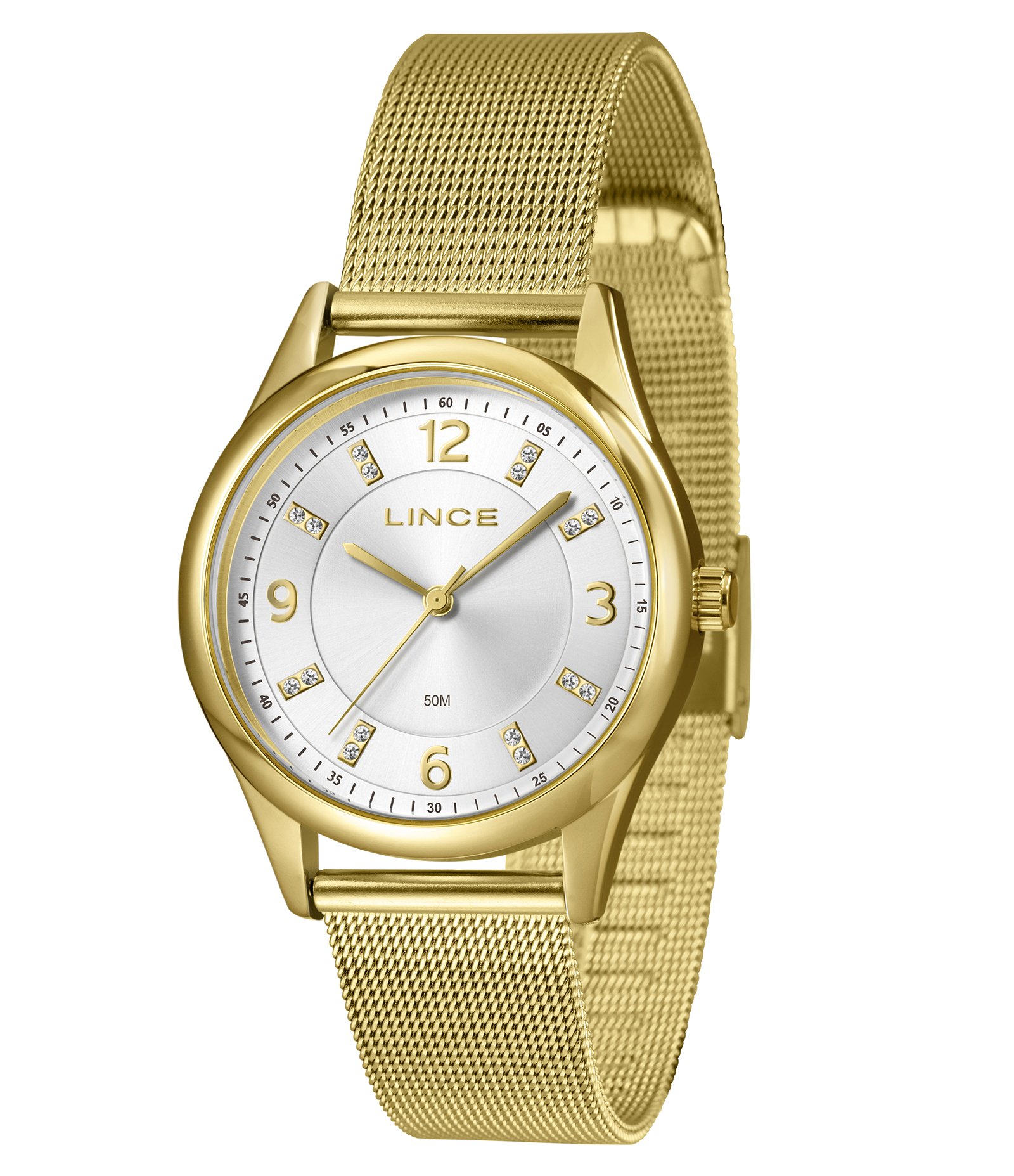 Relógio Analógico Lince em Aço LRGJ178L36 S2KX      Dourado 1