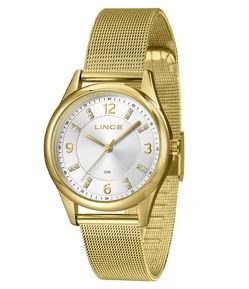 Relógio Analógico Lince em Aço LRGJ178L36 S2KX     