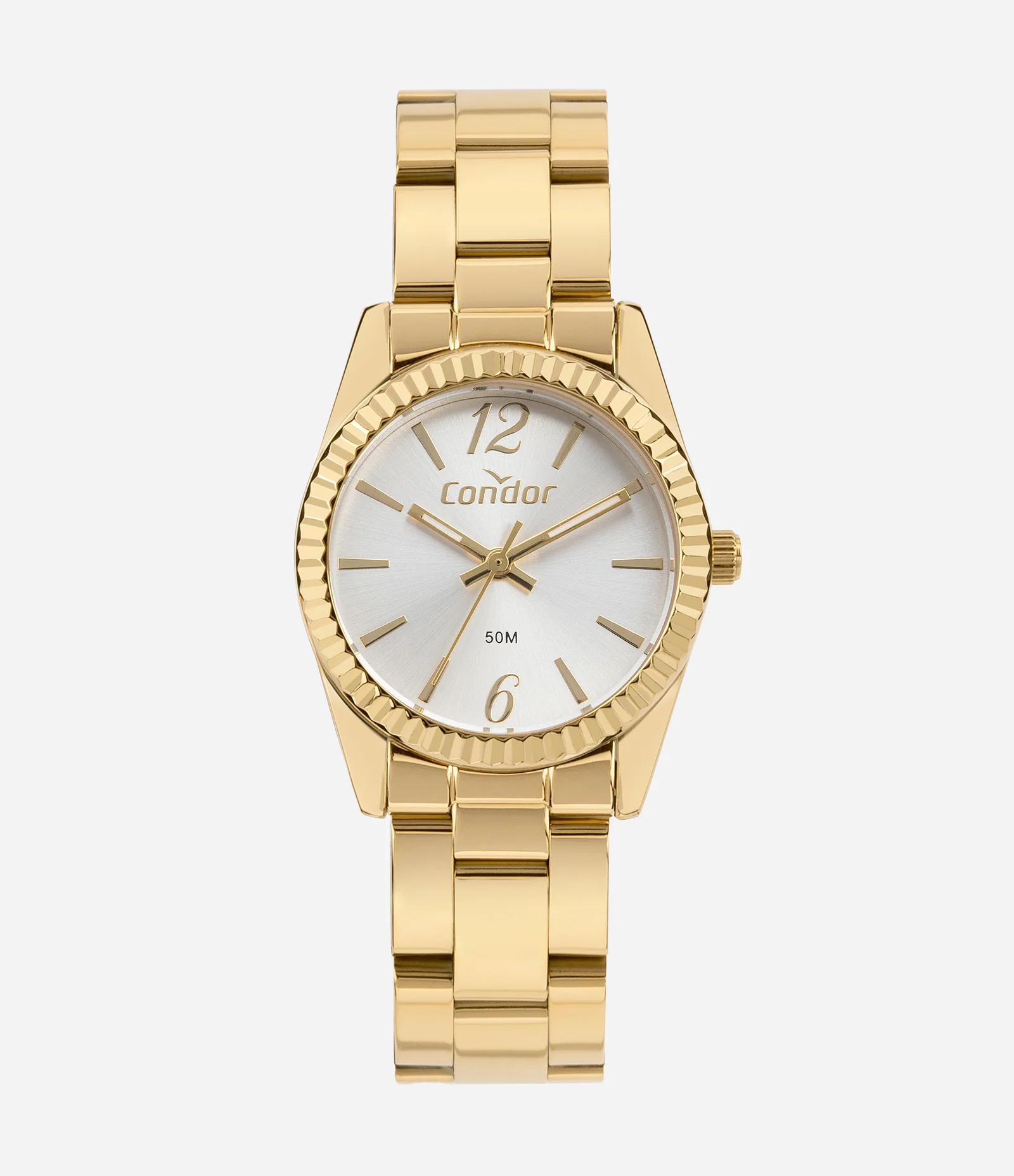 Kit Relógio Analógico Condor em Aço CO2035NMVK4K Dourado 1