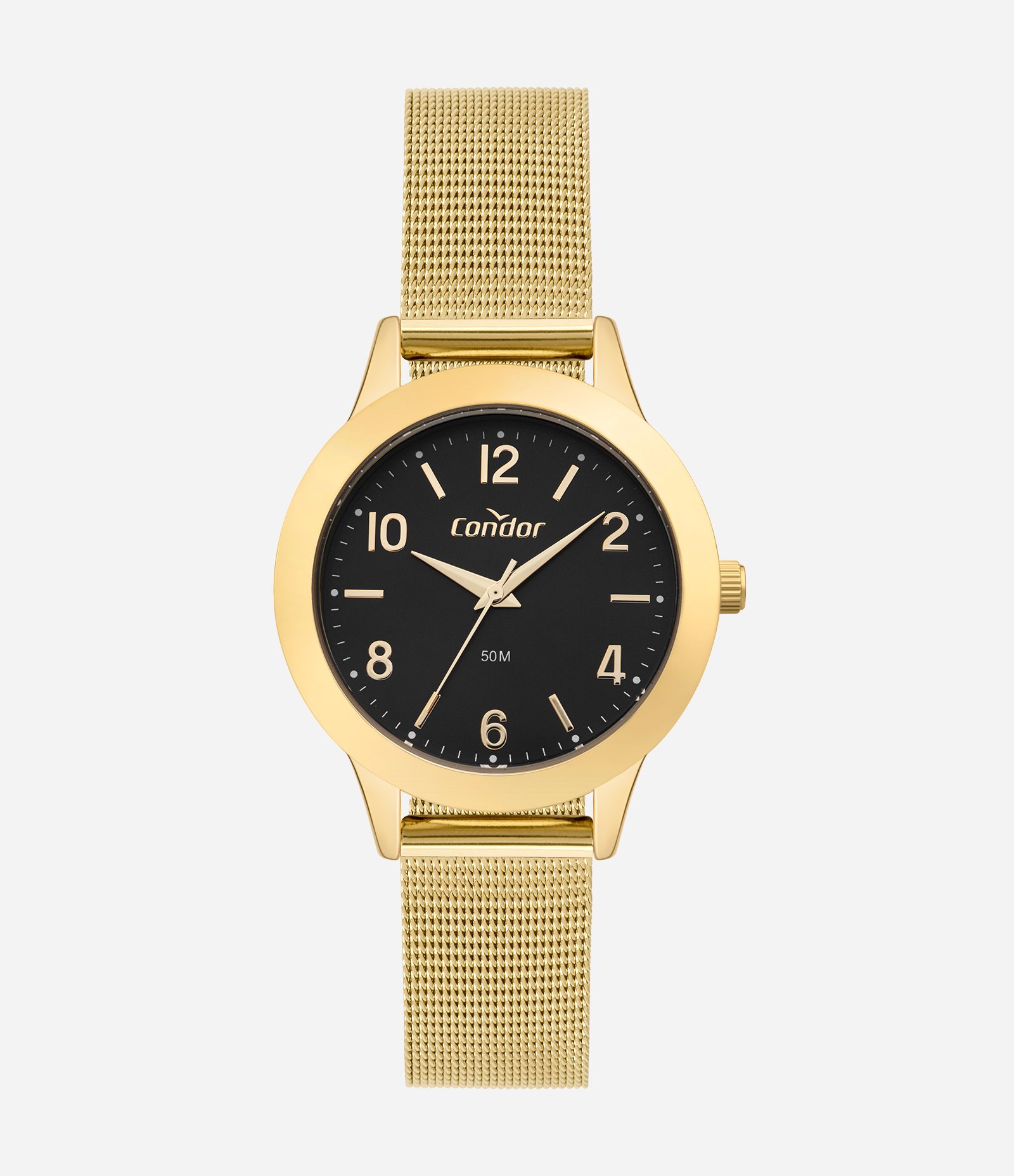 Kit Relógio Analógico Condor em Aço CO2035NLJ K4P Dourado 1