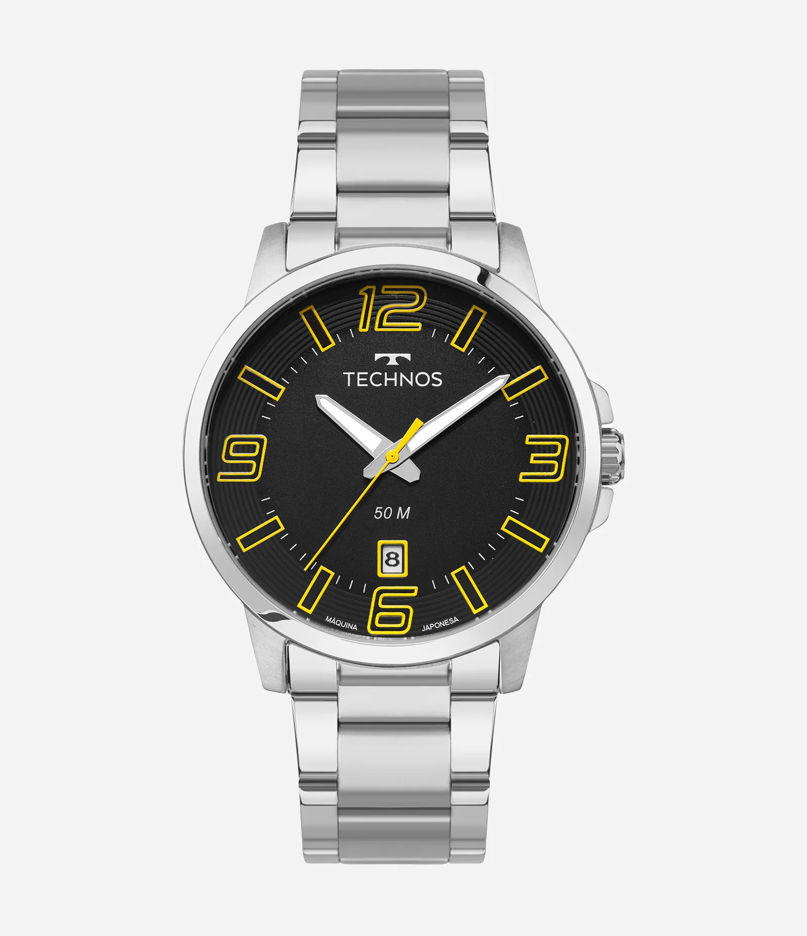 Relógio Analógico Technos em Aço 2315LBA 1Y Prata 1