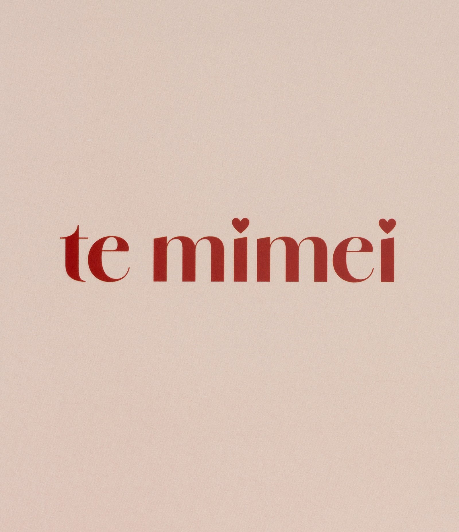 Embalagem de Presente Pequena com Lettering Te Mimei Rosa 2
