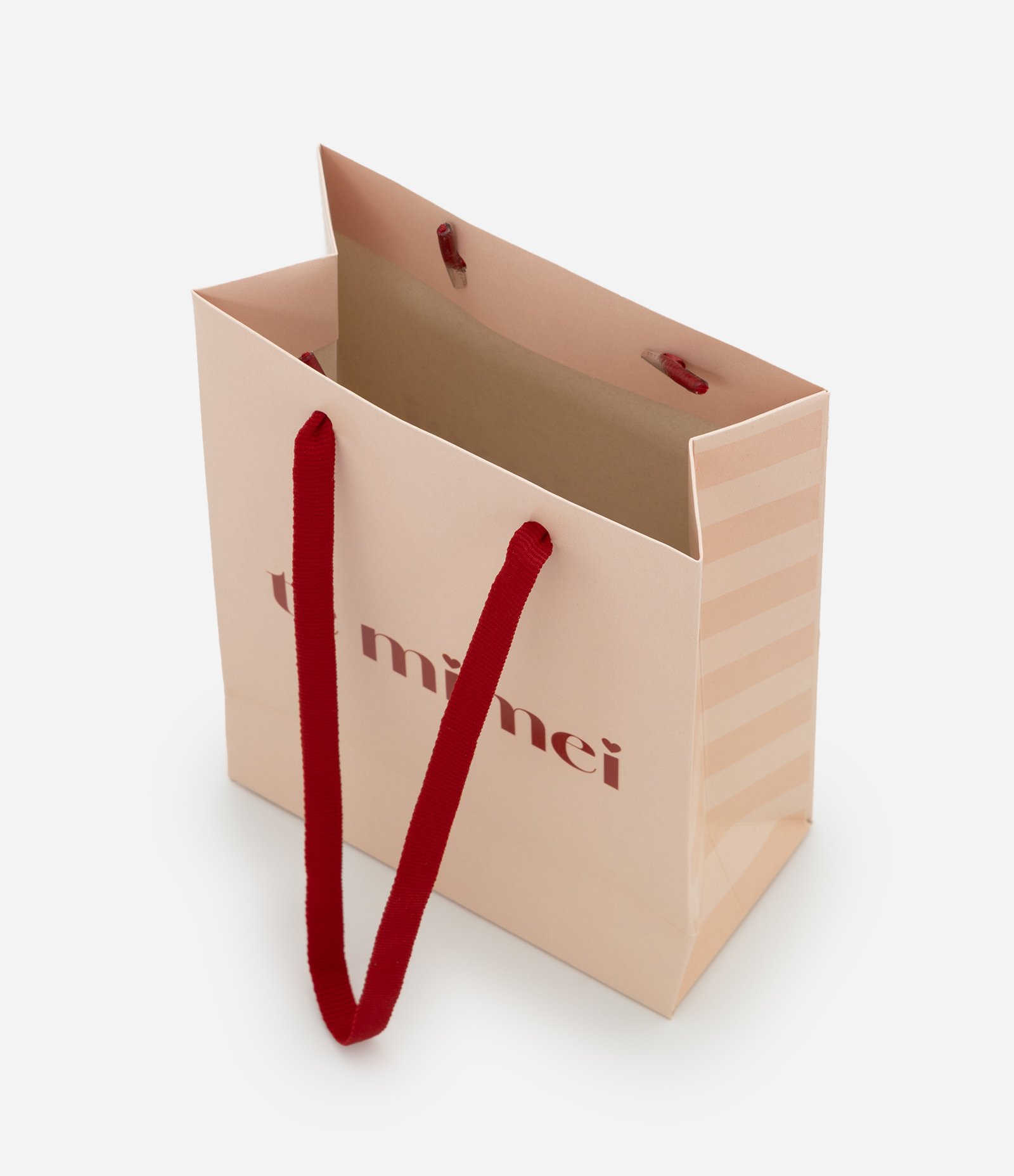 Embalagem de Presente Extra Pequena com Lettering Te Mimei Rosa 3