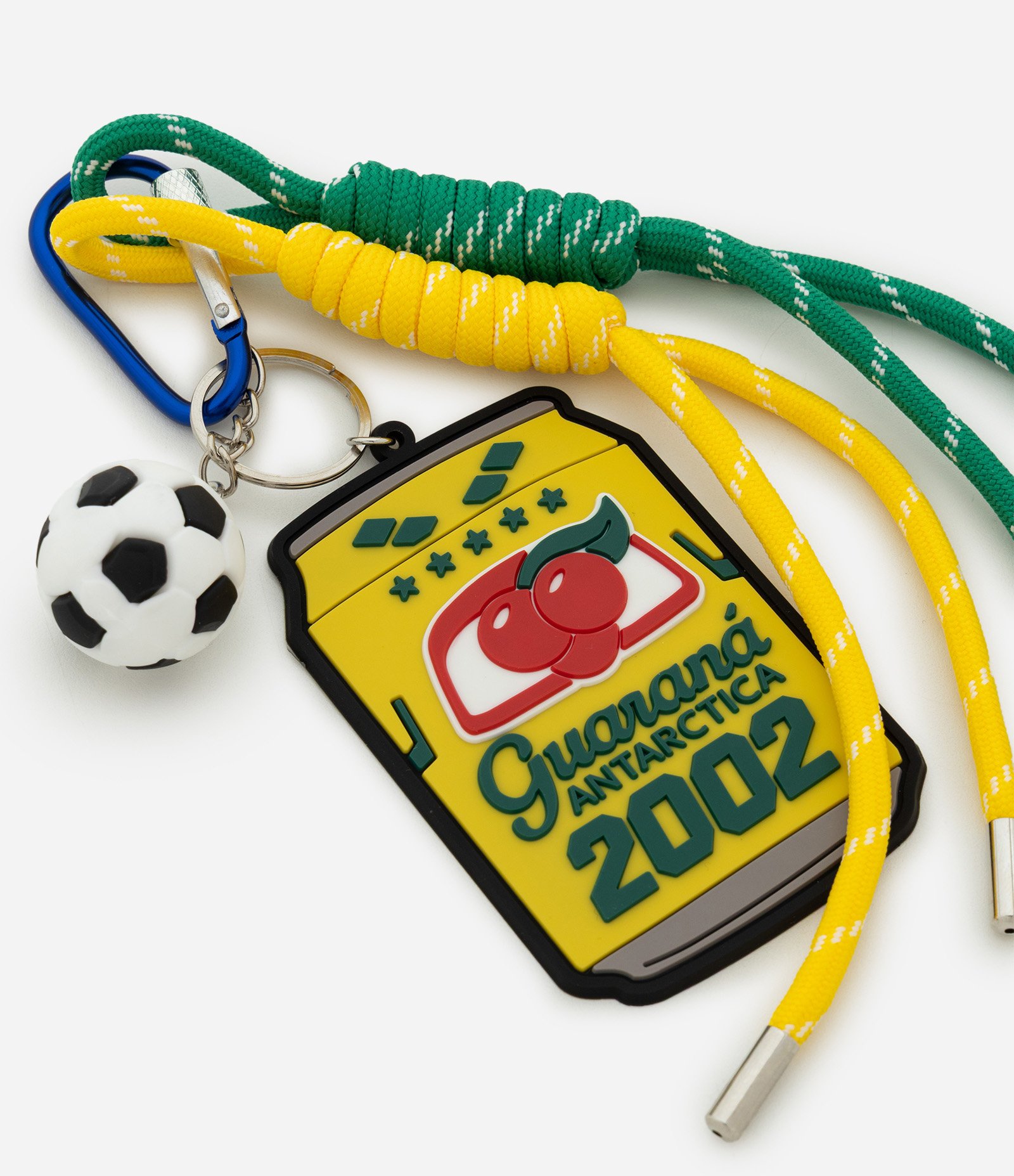Chaveiro Guaraná Antarctica com Detalhe de Cordões Amarelo 3