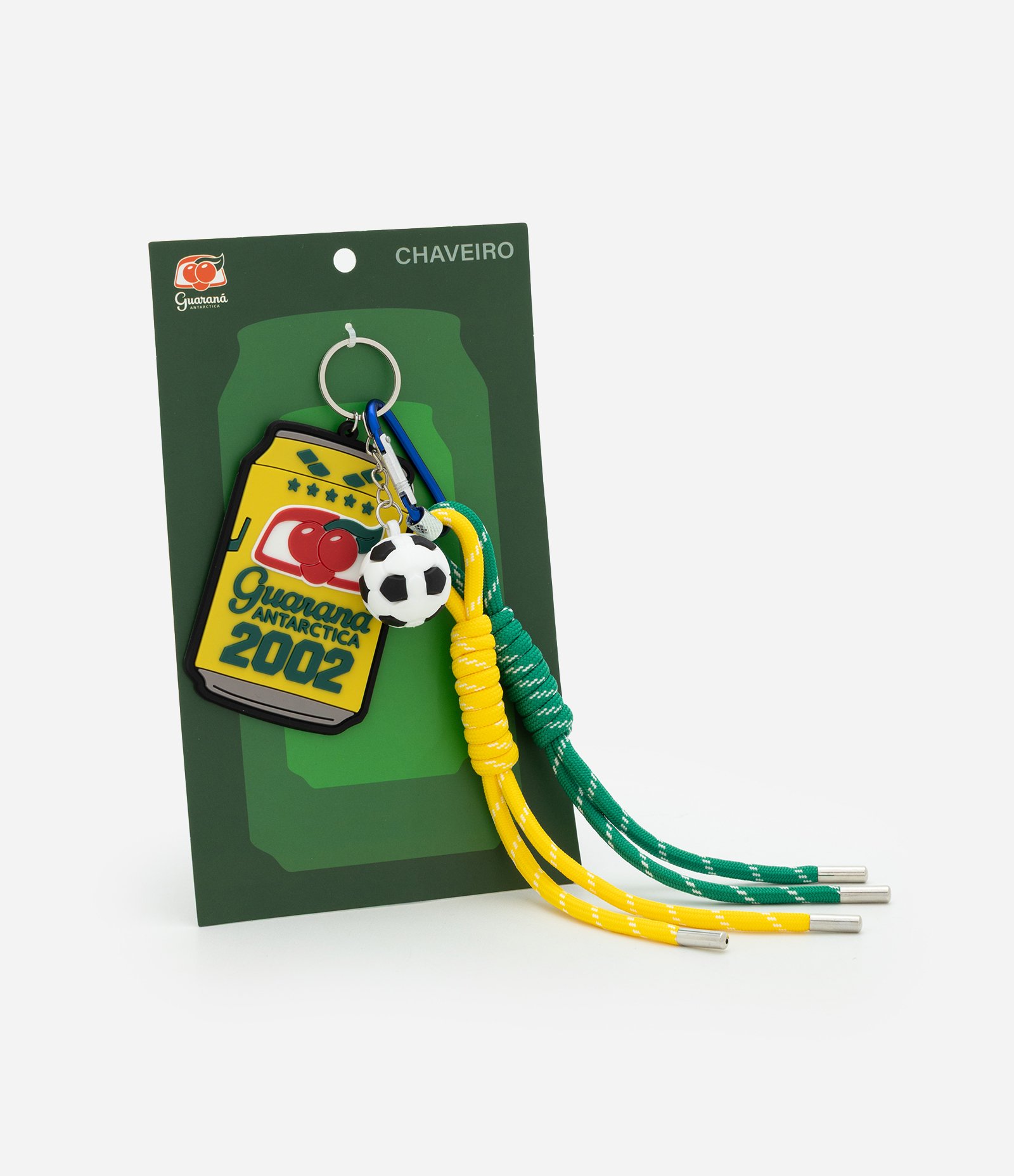 Chaveiro Guaraná Antarctica com Detalhe de Cordões Amarelo 4