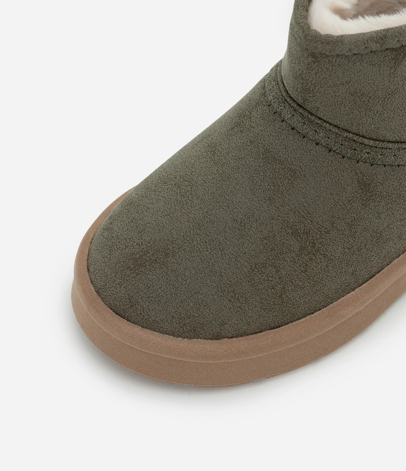 Bota Infantil Forrada com Pelinhos – Tam 20 a 27 Verde Musgo 4