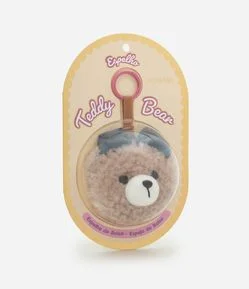 Espelho de Bolsa com Chaveiro Ursinho Alchemia