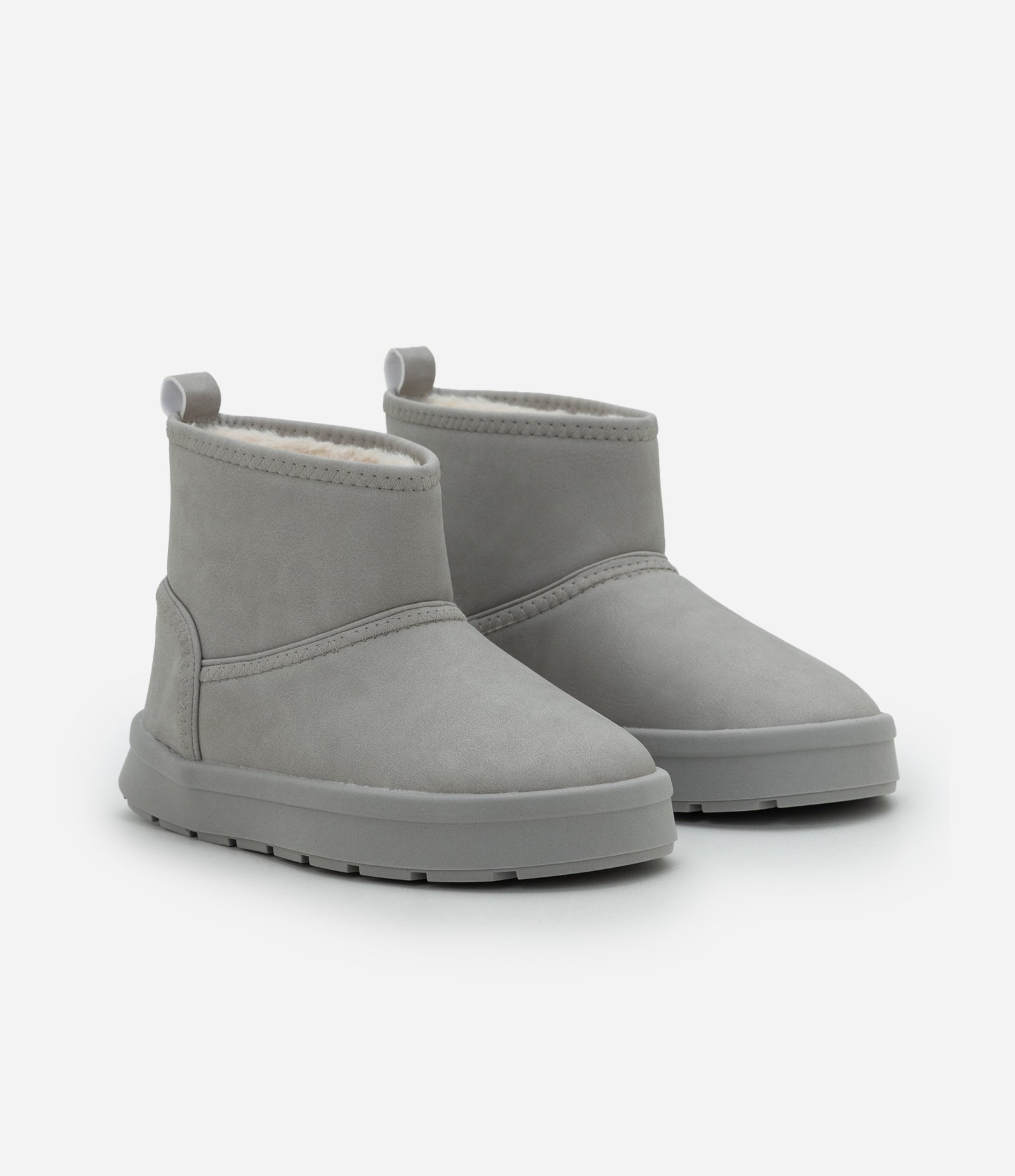 Bota Infantil Comfy Forrada com Pelinhos – Tam 28 a 34 Cinza 1