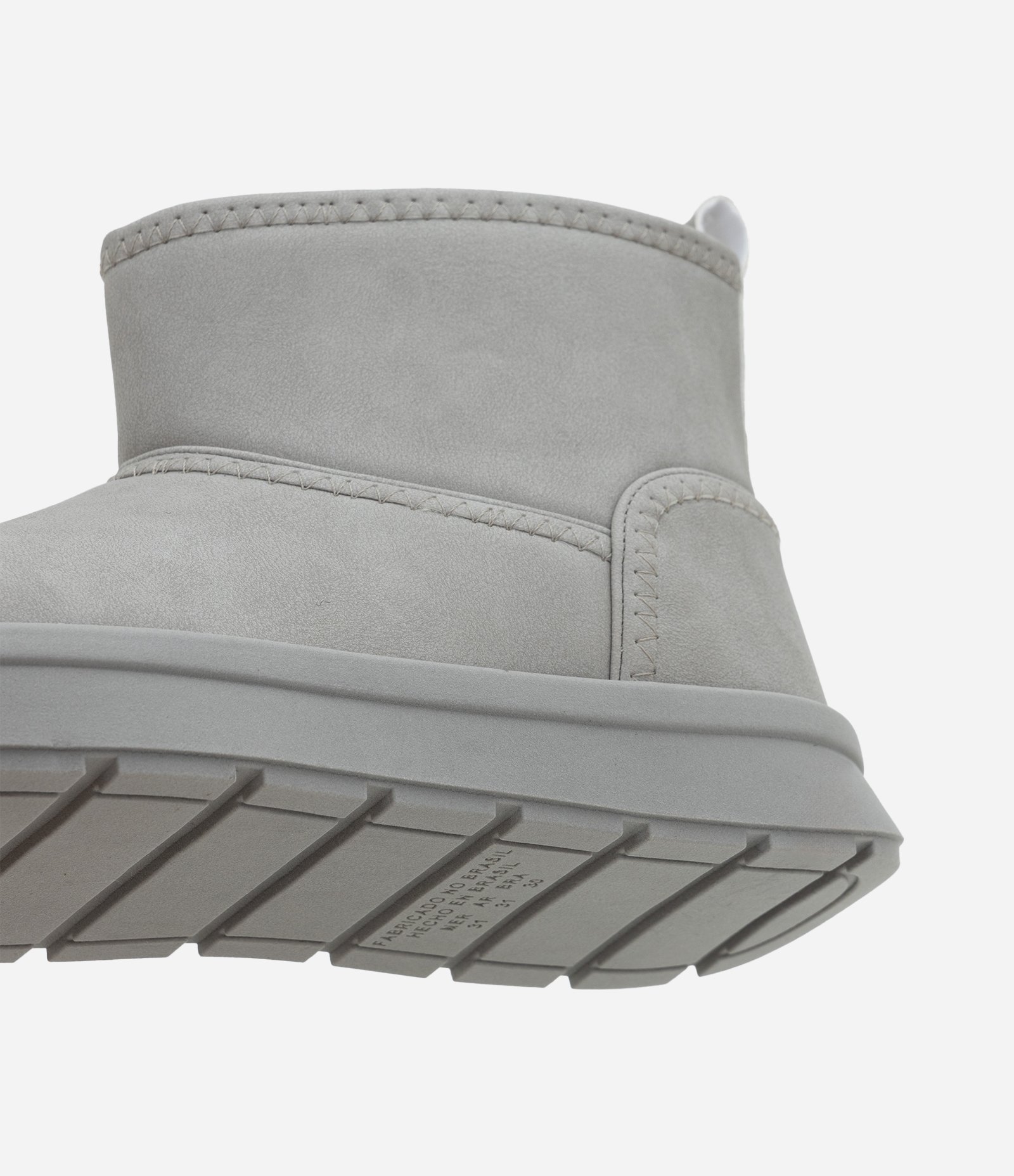 Bota Infantil Comfy Forrada com Pelinhos – Tam 28 a 34 Cinza 3