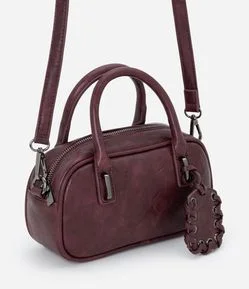 Bolsa Média em PU Estruturado com Alça Removível