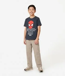 Camiseta Infantil com Estampa Spider Man 1962 – Tam 4 a 12 Anos