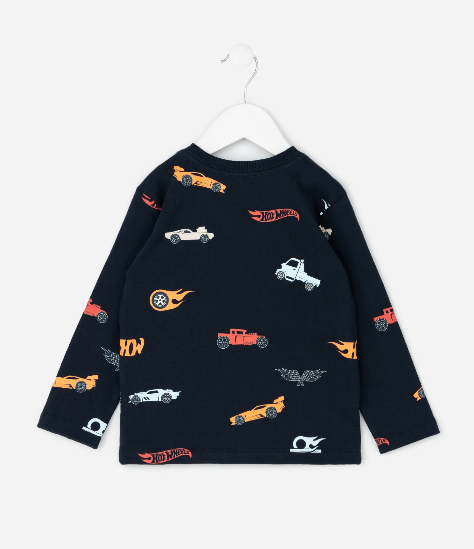 Camiseta Infantil Hot Wheels Baby – Tam 1 a 6 Anos Azul Noturno 2