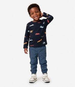 Camiseta Infantil Hot Wheels Baby – Tam 1 a 6 Anos