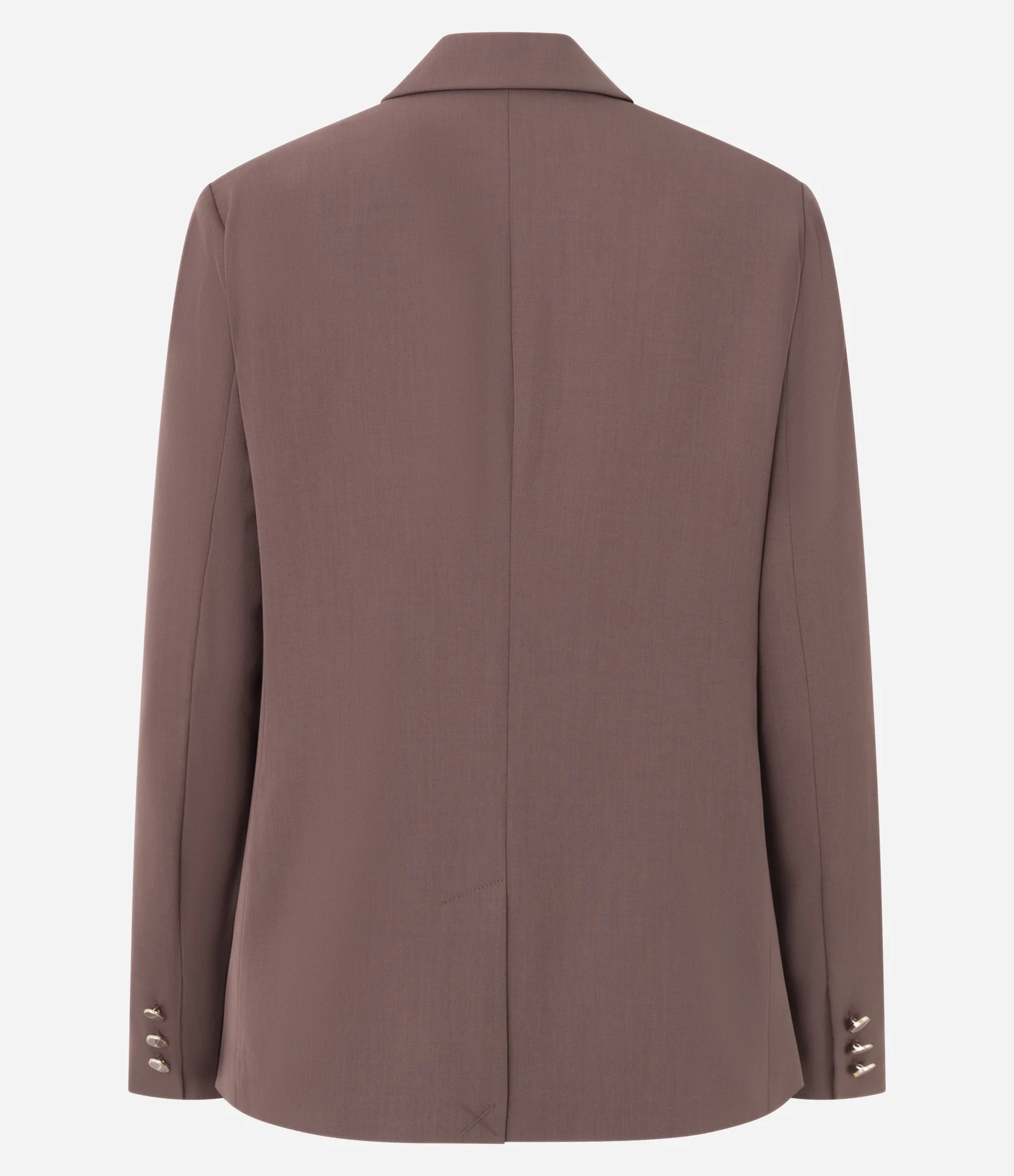 Blazer Comfort Estruturado com Forro Interno Marrom 6