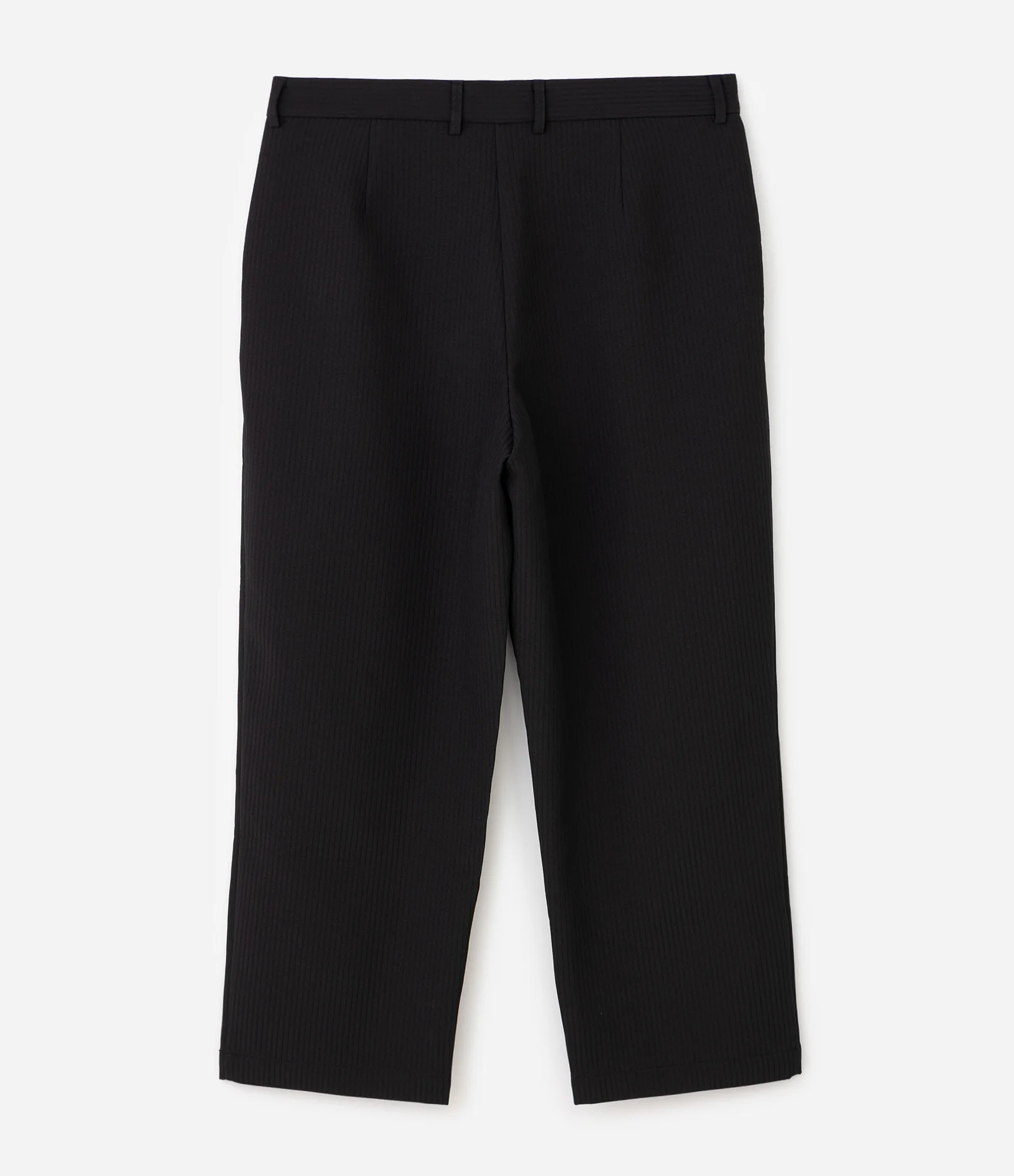Calça Malha Pesada Plissada Texturizada Preto 7