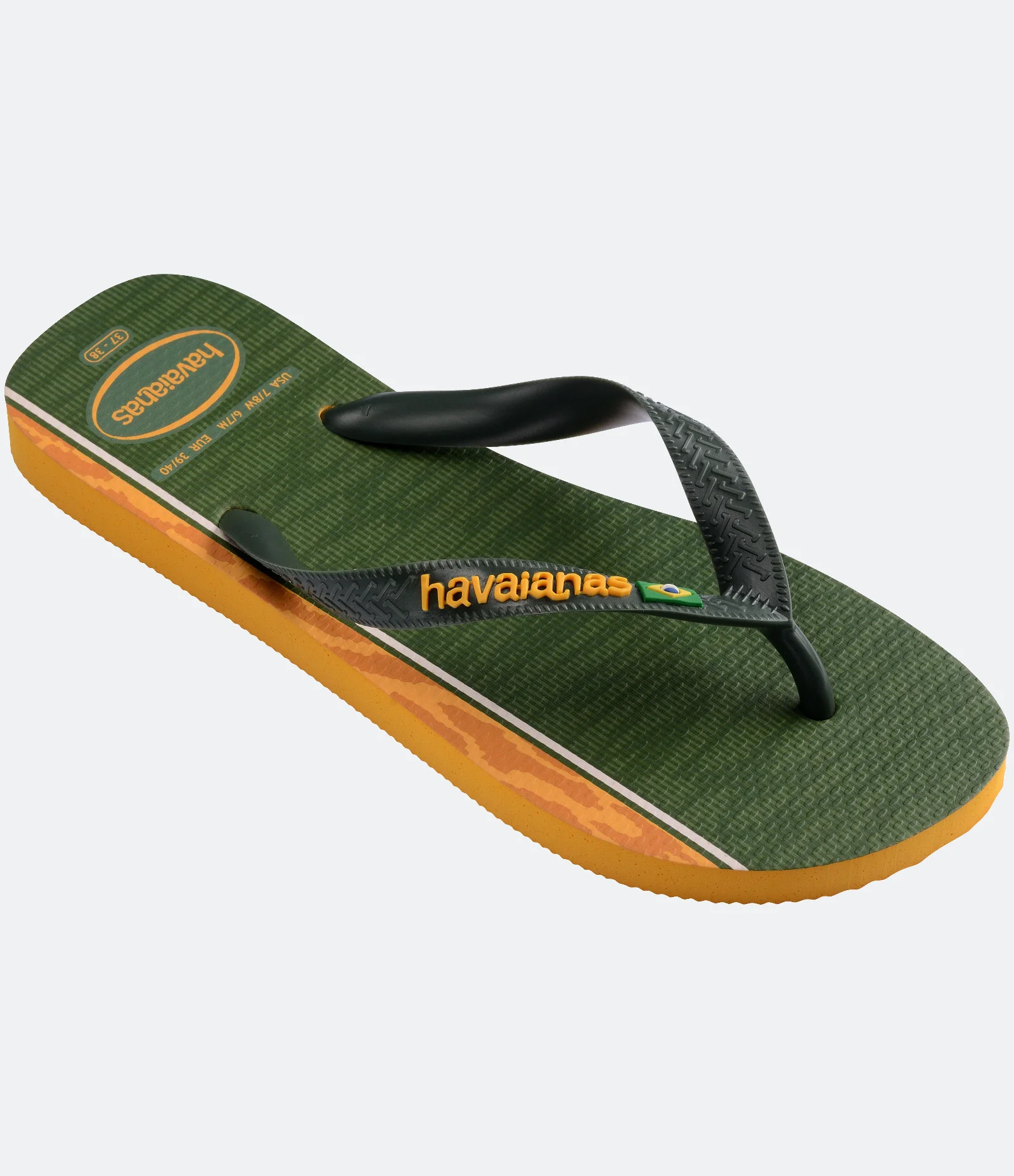 Chinelo Havaianas Tradicional Nações Brasil Verde 2