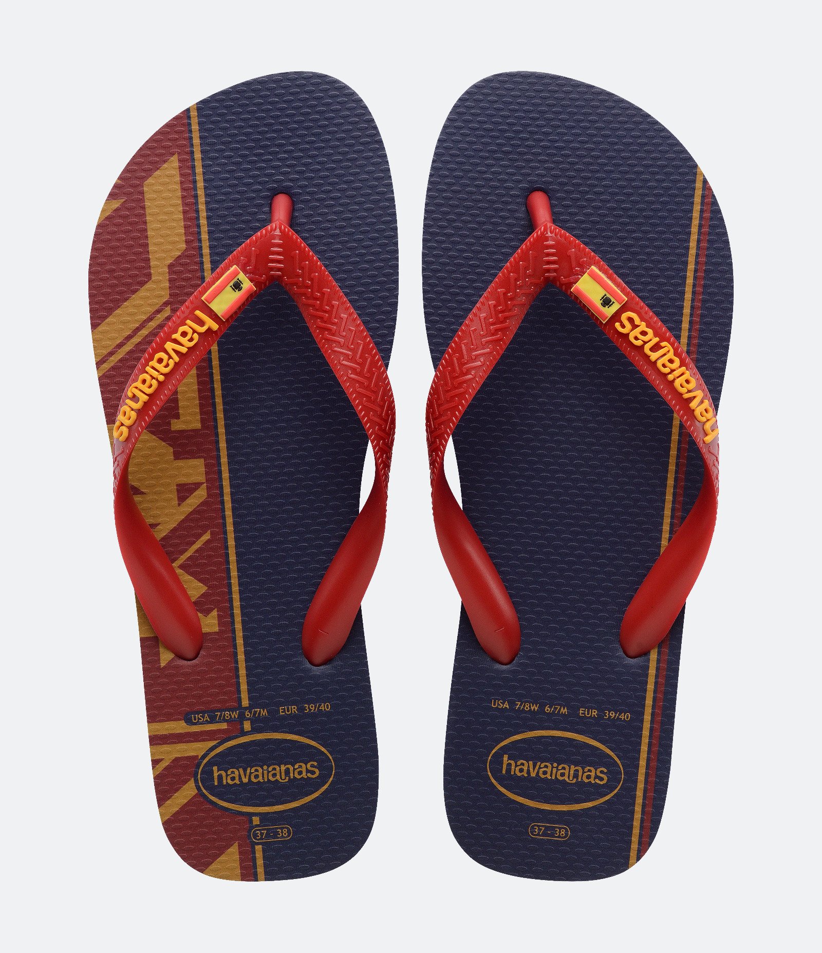 Chinelo Havaianas Tradicional Nações Espanha Vermelho 1