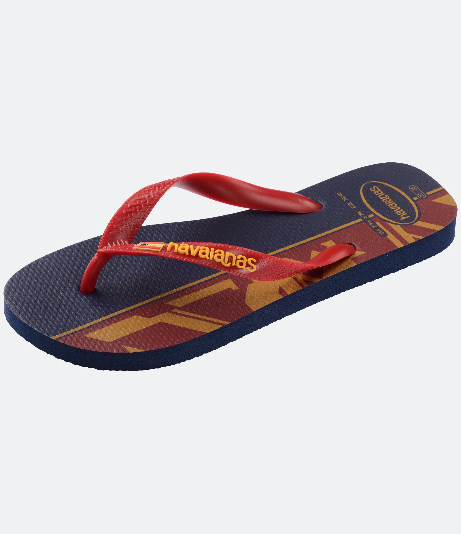 Chinelo Havaianas Tradicional Nações Espanha Vermelho 5