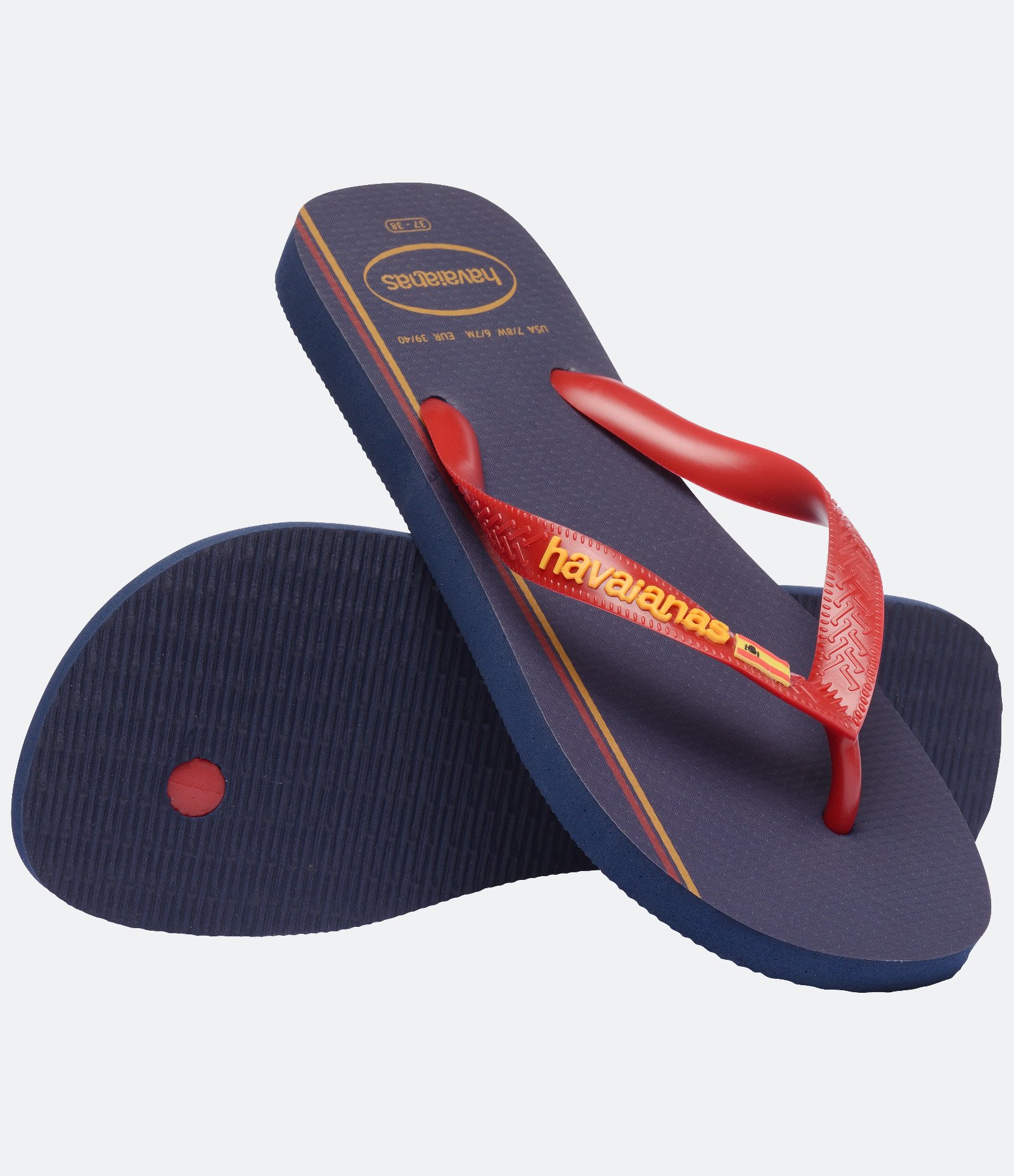 Chinelo Havaianas Tradicional Nações Espanha Vermelho 6
