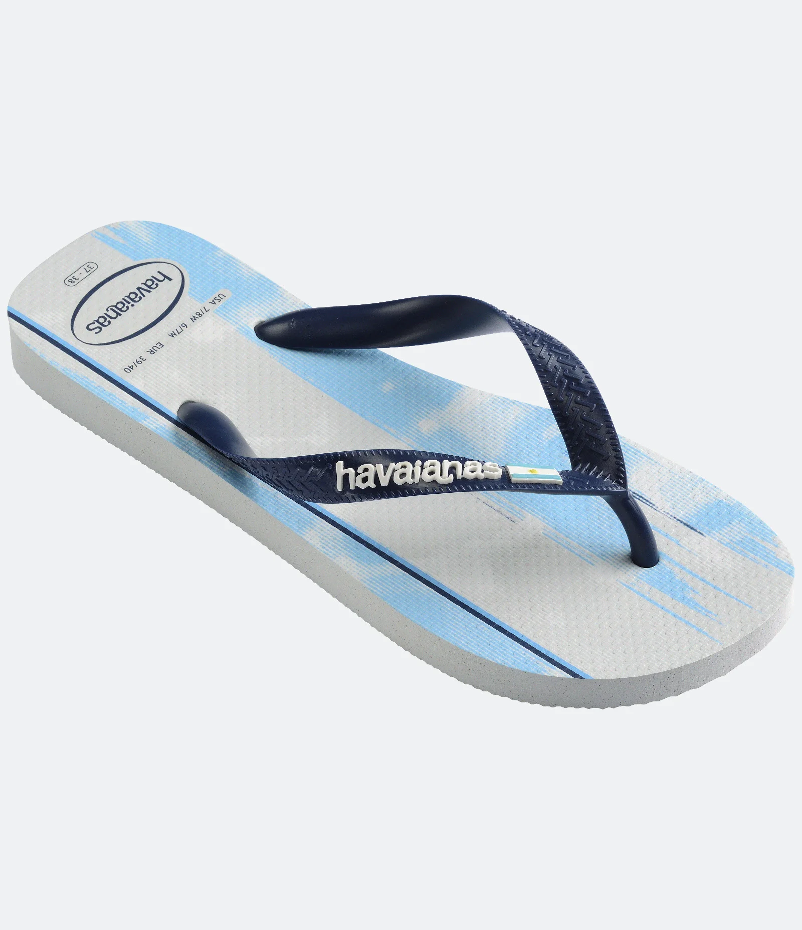 Chinelo Havaiana Tradicional Nações Argentina Azul 2