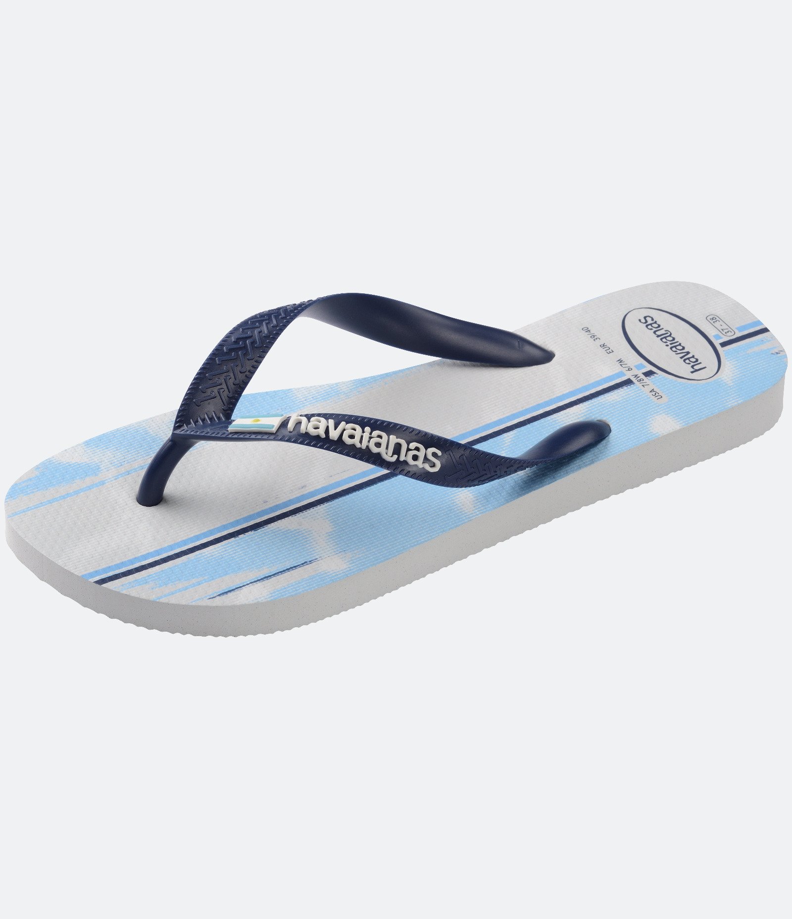 Chinelo Havaiana Tradicional Nações Argentina Azul 4