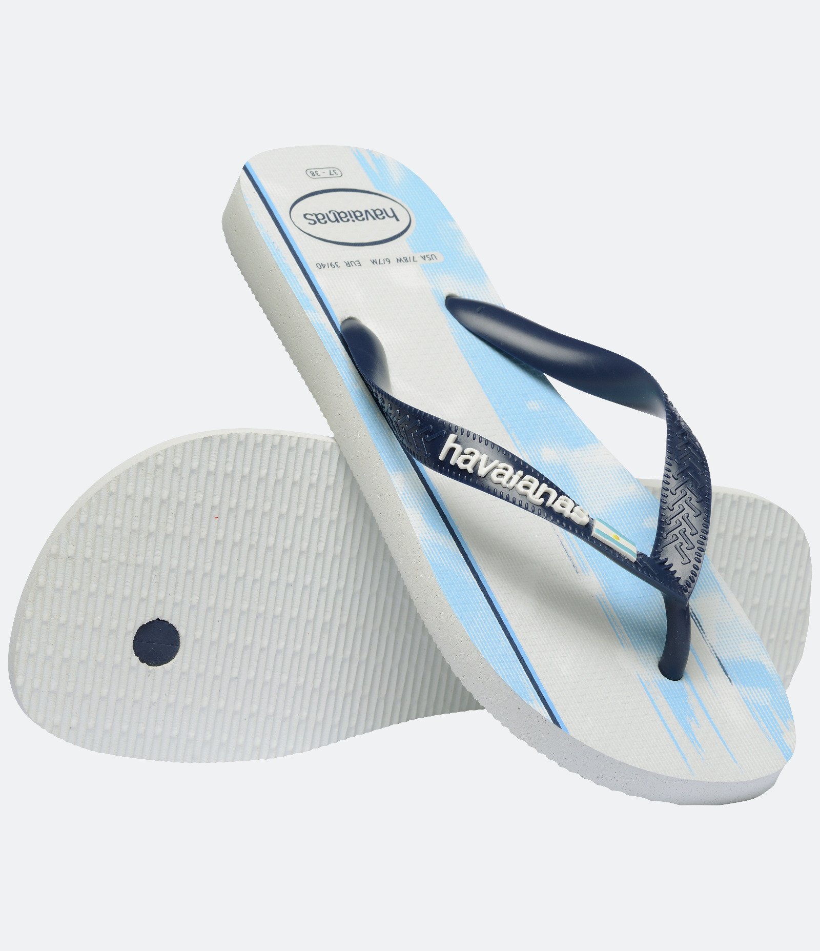 Chinelo Havaiana Tradicional Nações Argentina Azul 5