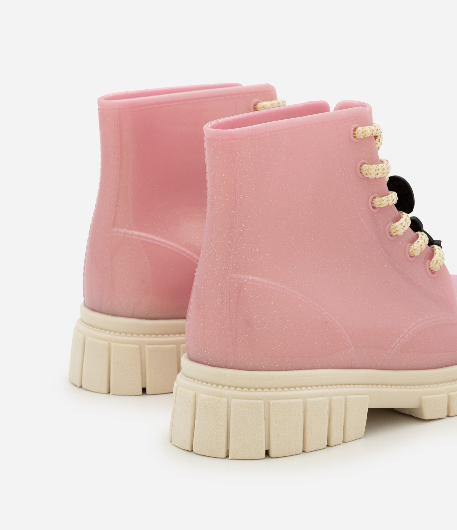 Bota Infantil Coturno com Aplicação de Enfeite Hello Kitty - Tam 26 a 33 Rosa 5