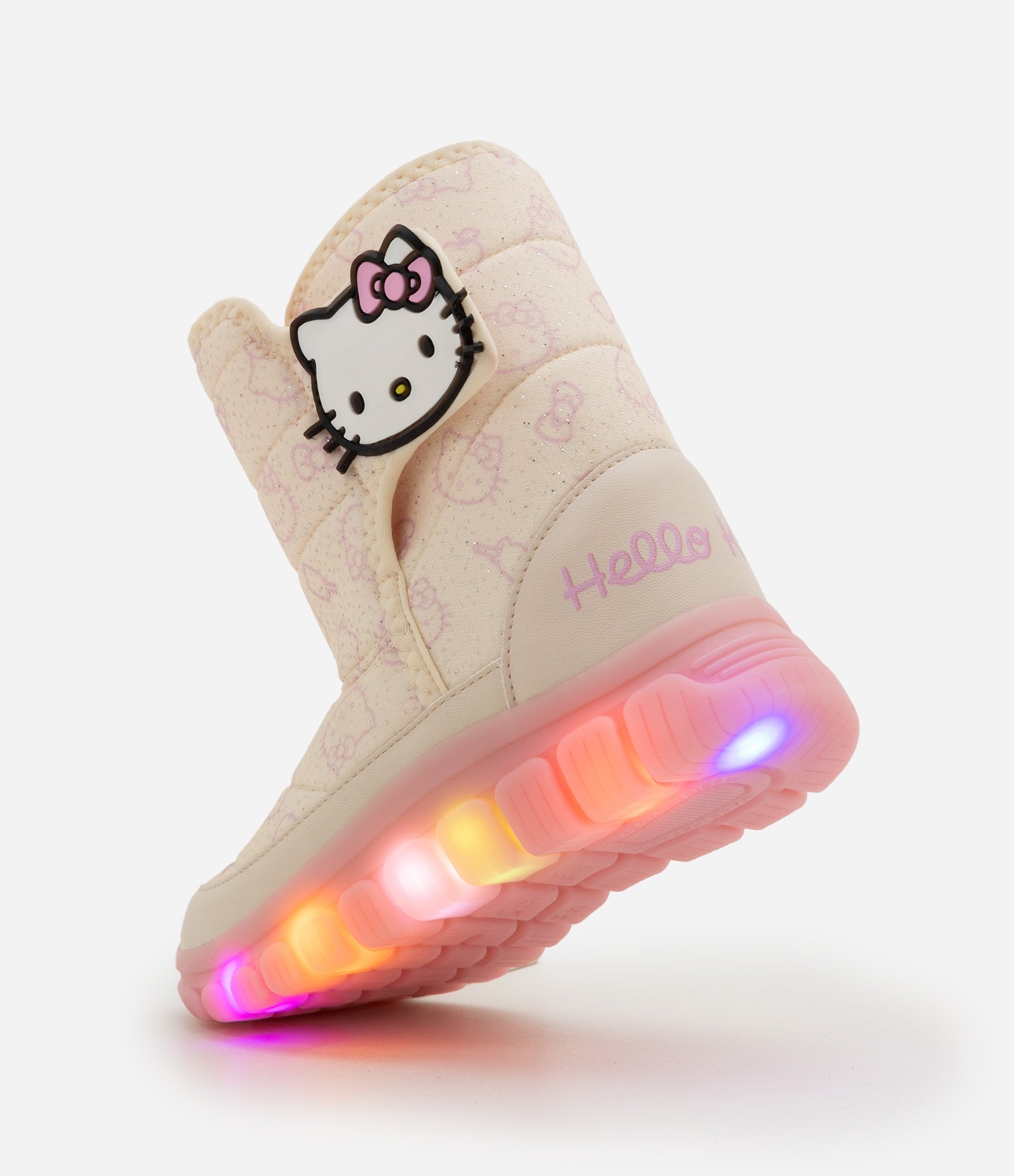 Bota Infantil Hello Kitty com LED - Tam 20 ao 27 Rosa 2