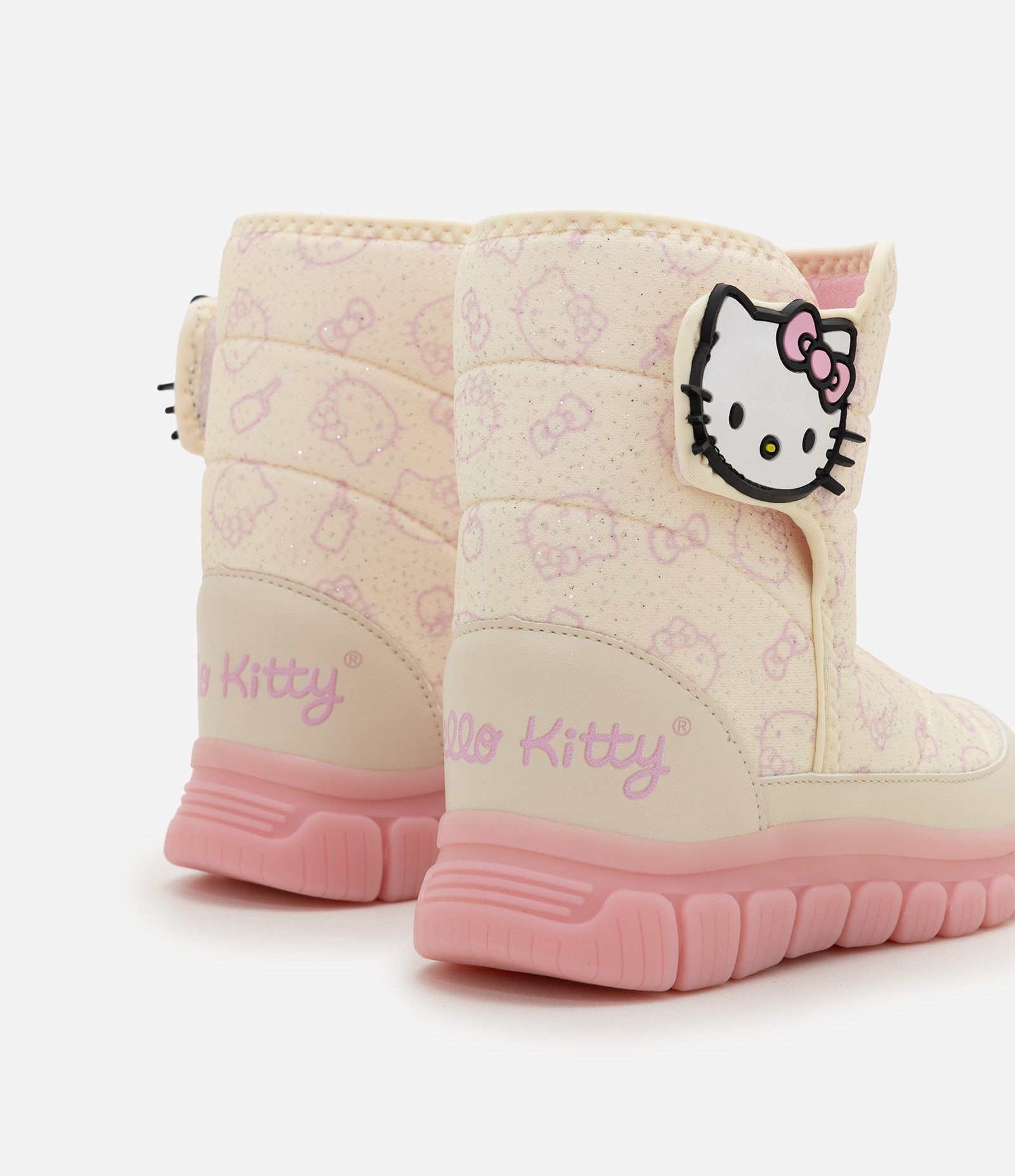 Bota Infantil Hello Kitty com LED - Tam 20 ao 27 Rosa 7