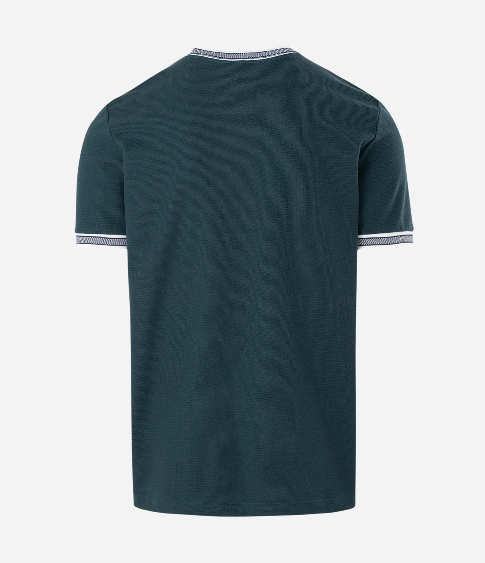 Camiseta Regular em Algodão Texturizado Verde 2