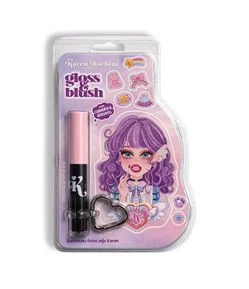 Gloss Labial Tattoo Gloss By Karen Bachini com Chaveiro e Adesivos