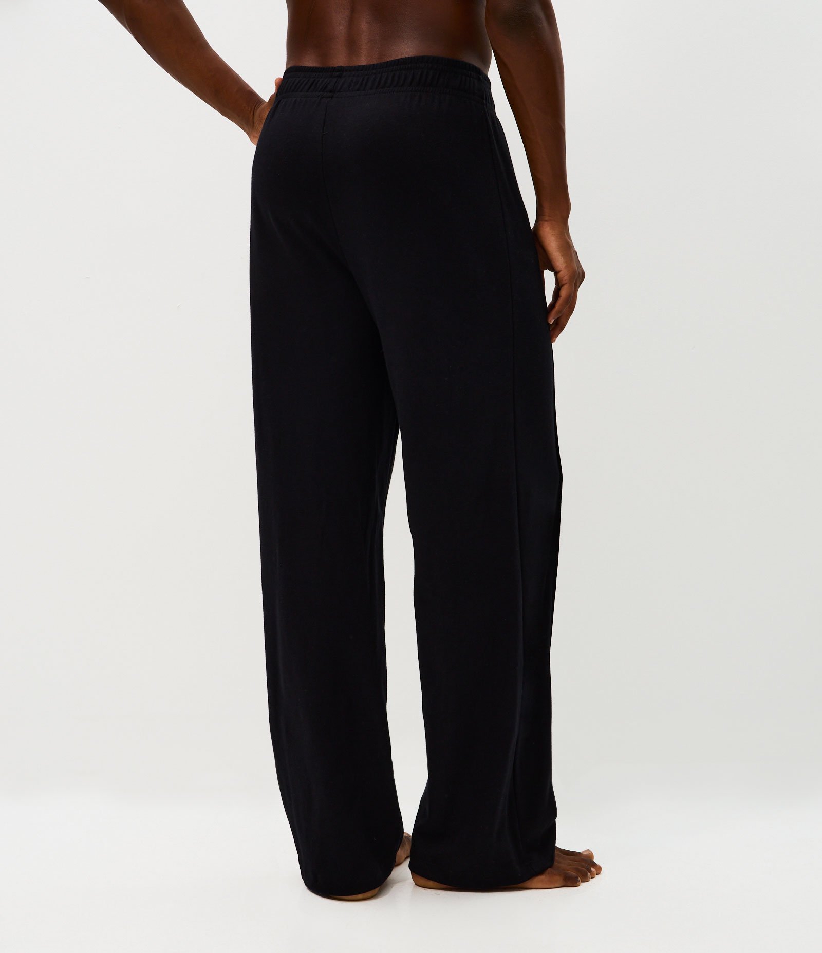 Calça de Pijama Longa Loungewear com Pintuck Preto 3