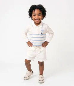 Polo Infantil Listrada com Estampa Bluey – Tam 2 a 6 Anos