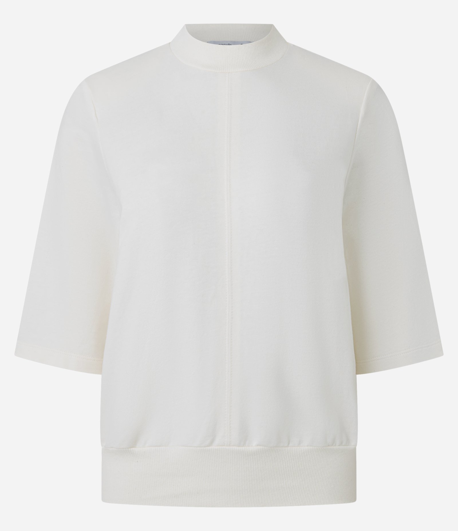 Blusa Oversized com Efeito Blusê e Ombreira Off White 5