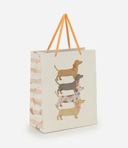 Embalagem de Presente Média com Estampa Cachorro Salsicha