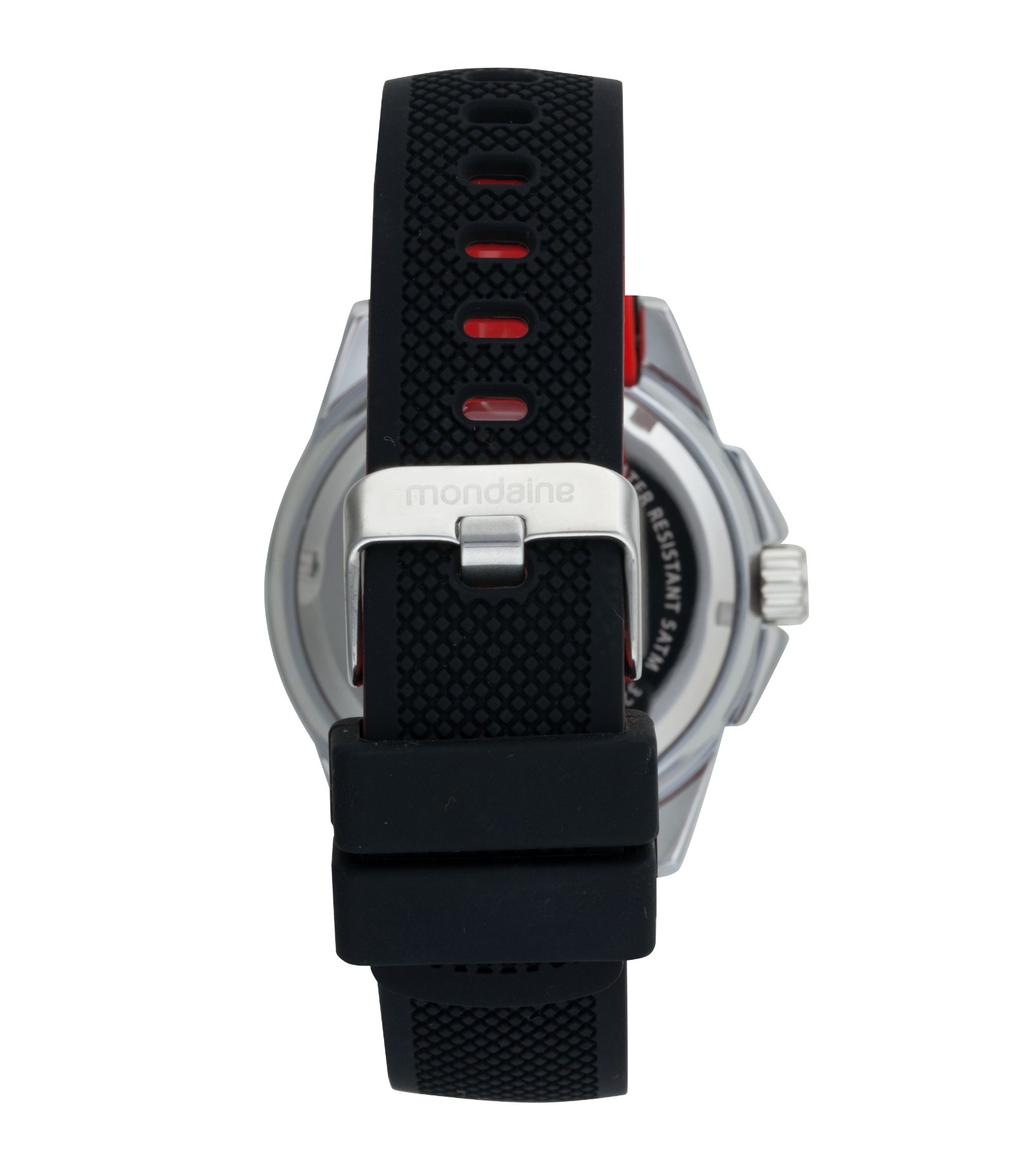 Relógio Analógico Mondaine em Silicone com Calendário 32882G0MVNI1 Preto 4
