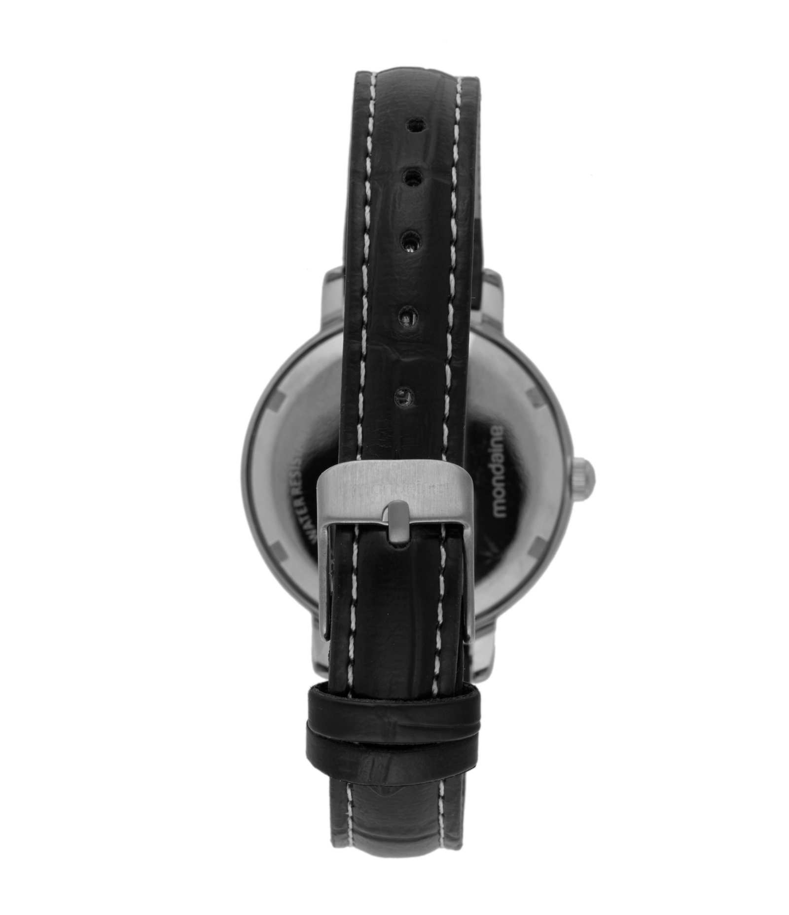Relógio Analógico Mondaine em Couro Sintético 99756L0MVNH2 Preto 4