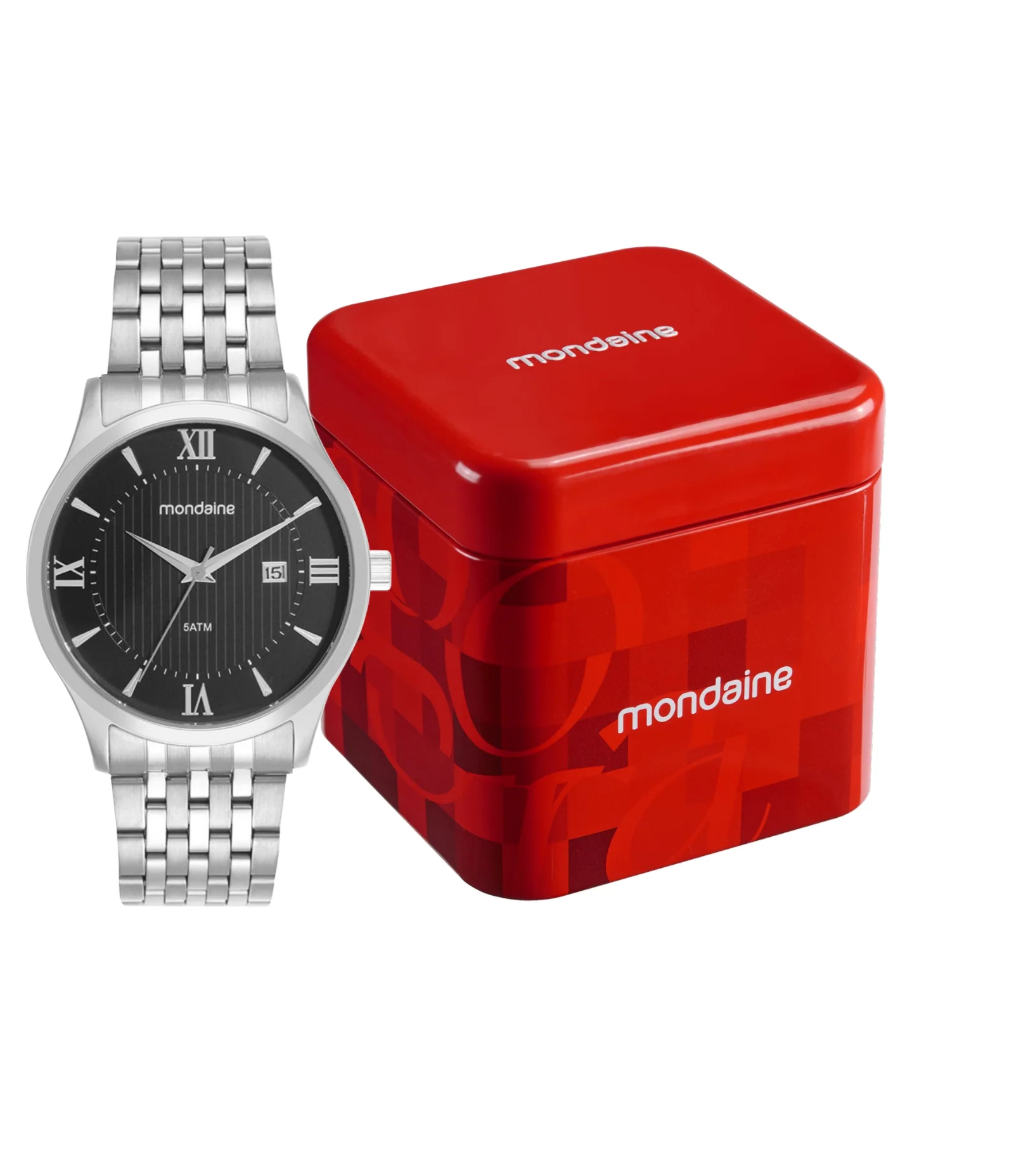 Relógio Analógico Mondaine em Aço 99766LPMVBE2      Bicolor 1