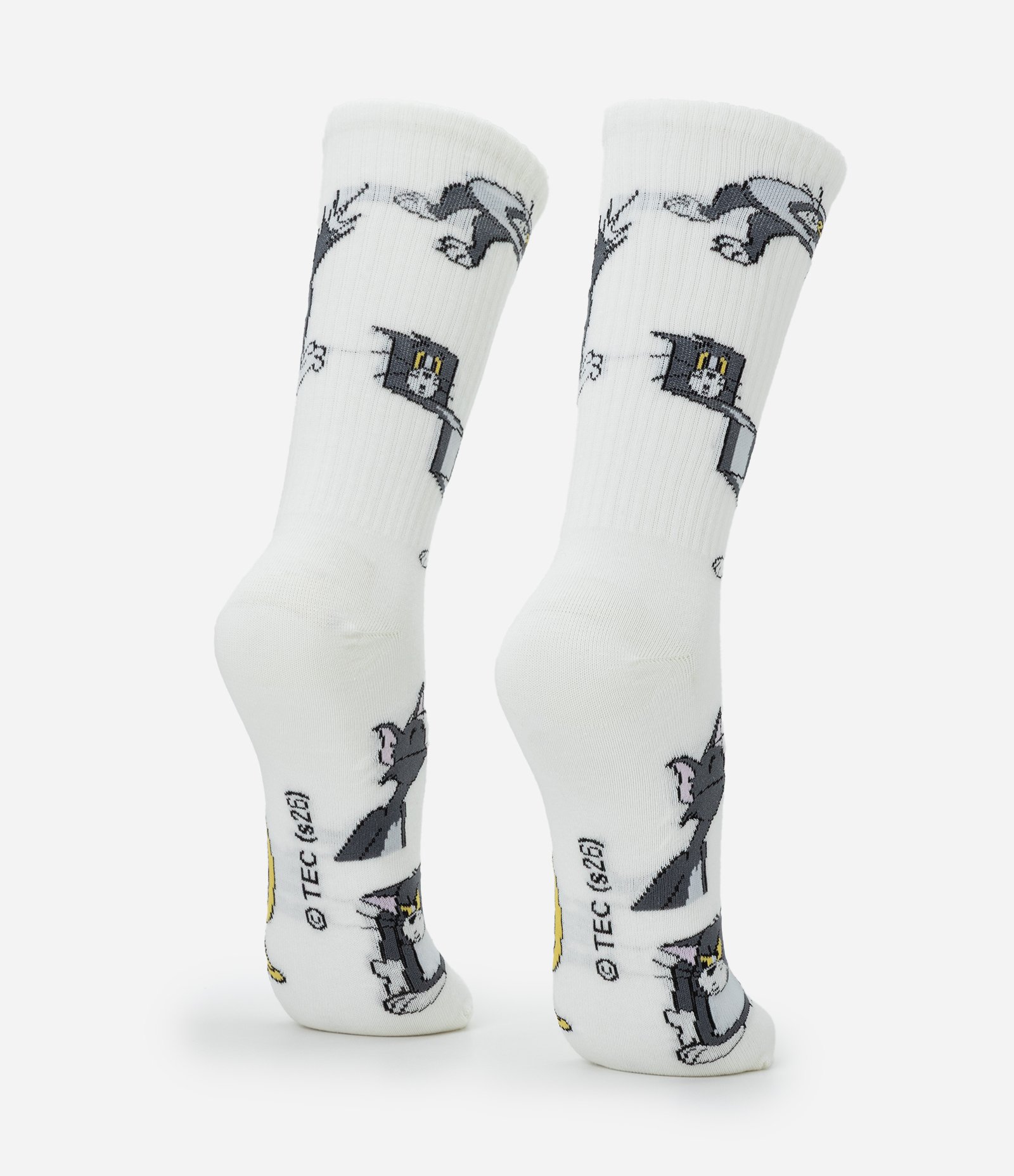 Meia Cano Longo do Tom Branco 3