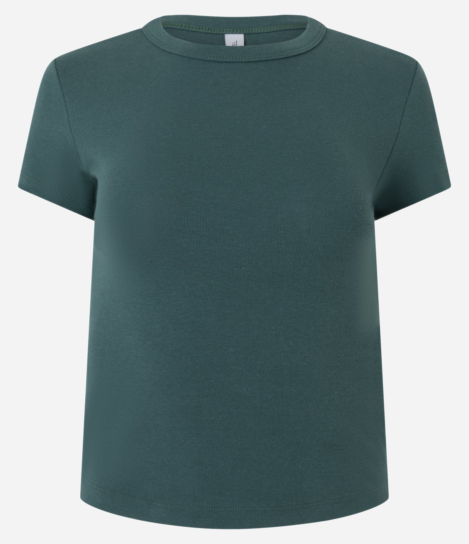 Blusa Alongada Ajustada em Ribana Verde 5