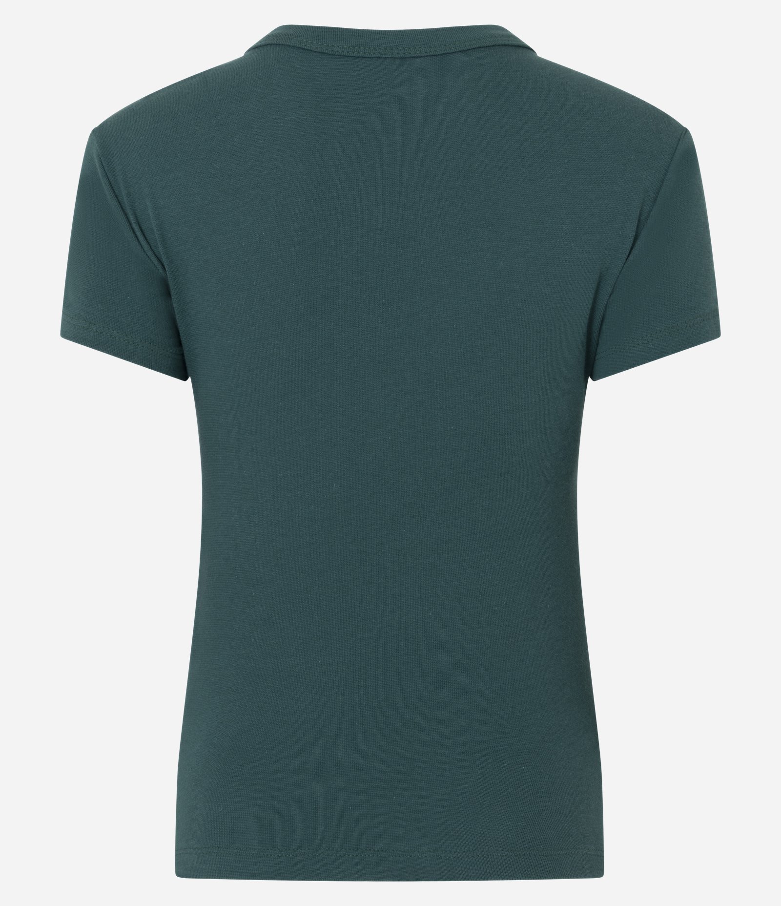 Blusa Alongada Ajustada em Ribana Verde 6
