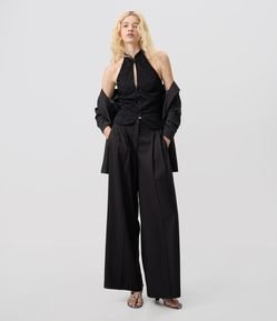 Calça Alfaiatada com Pregas