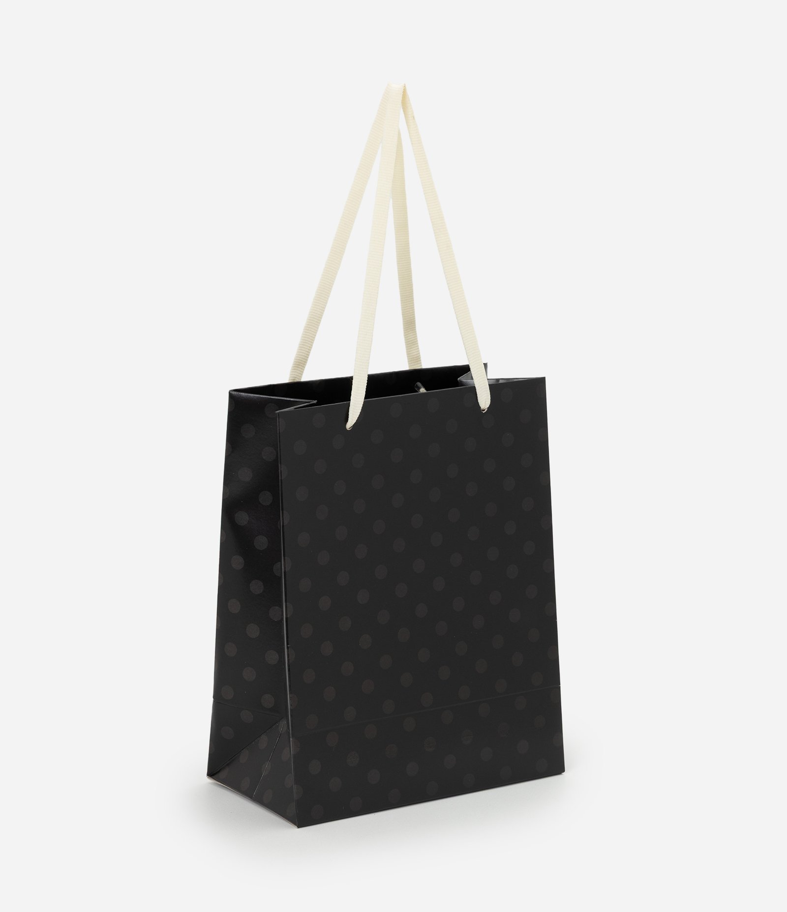 Embalagem de Presente Pequena com Estampa Poá Preto 1